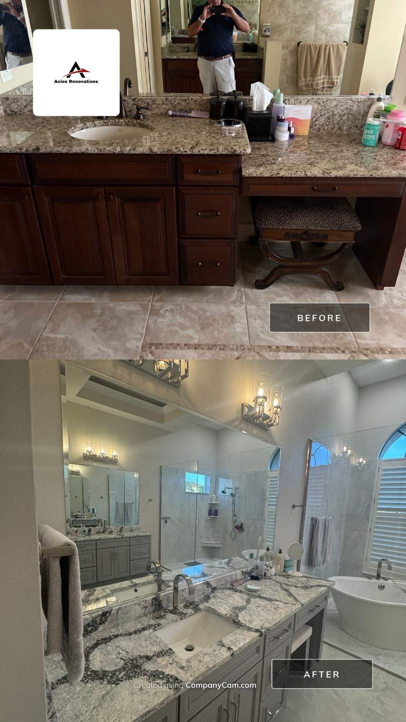 Bathroom Remodels by Acies Renovations