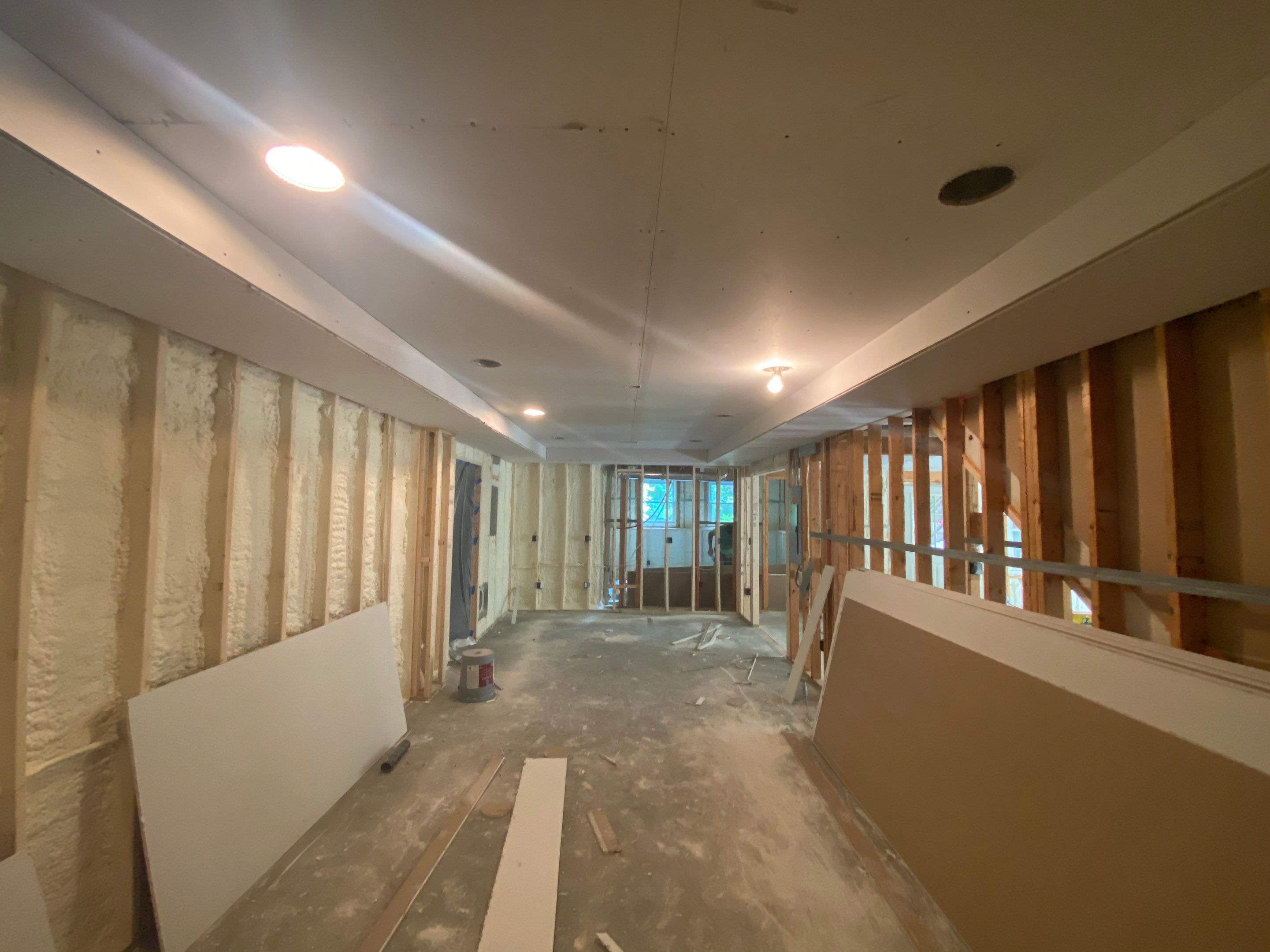 Marietta Basement Remodeling Featuring Custom Wet Bar and Marble Shower by Swift Home Renovations