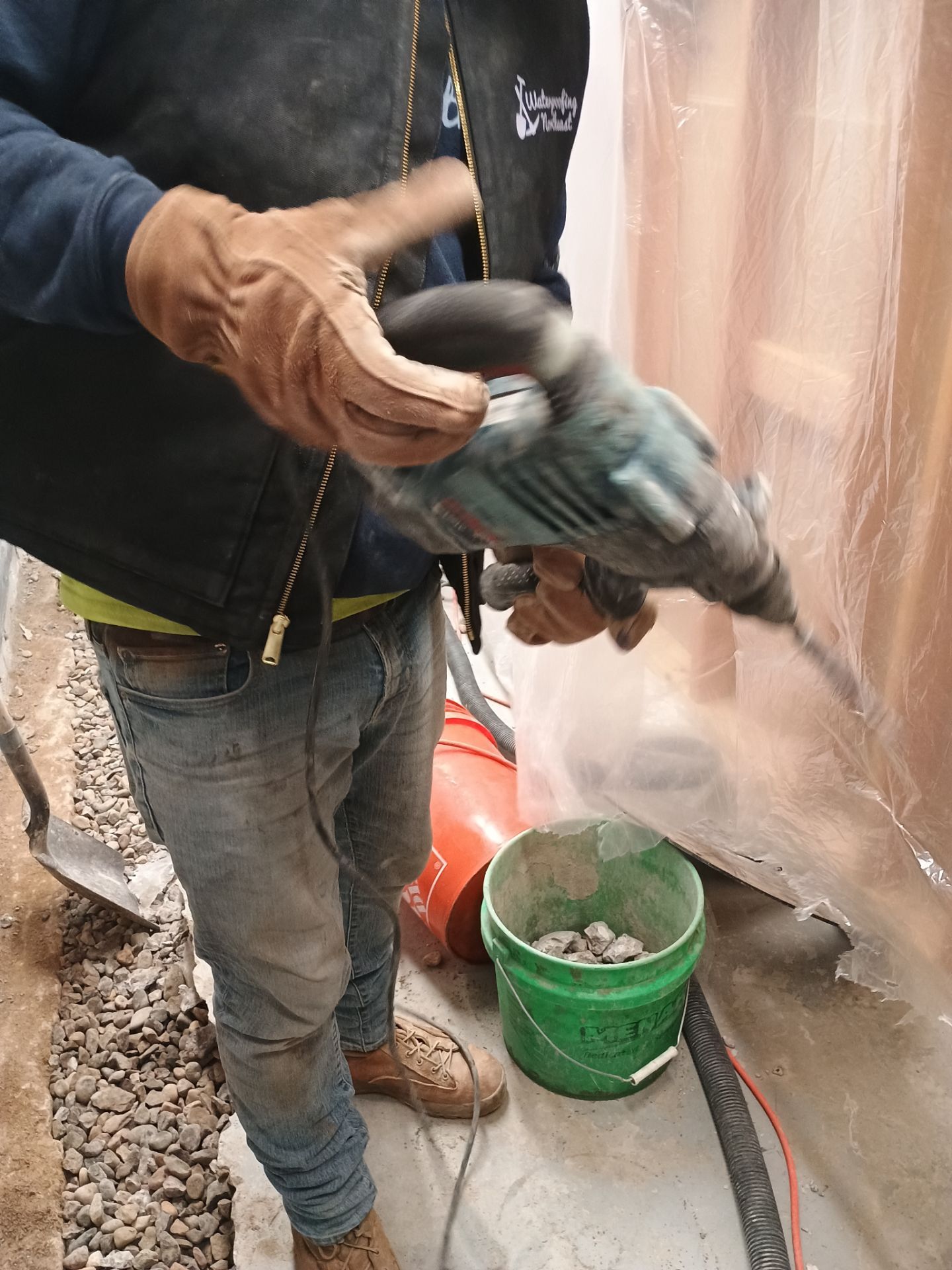 Depressurizing Denny's Basement Wall by Waterproofing Northeast