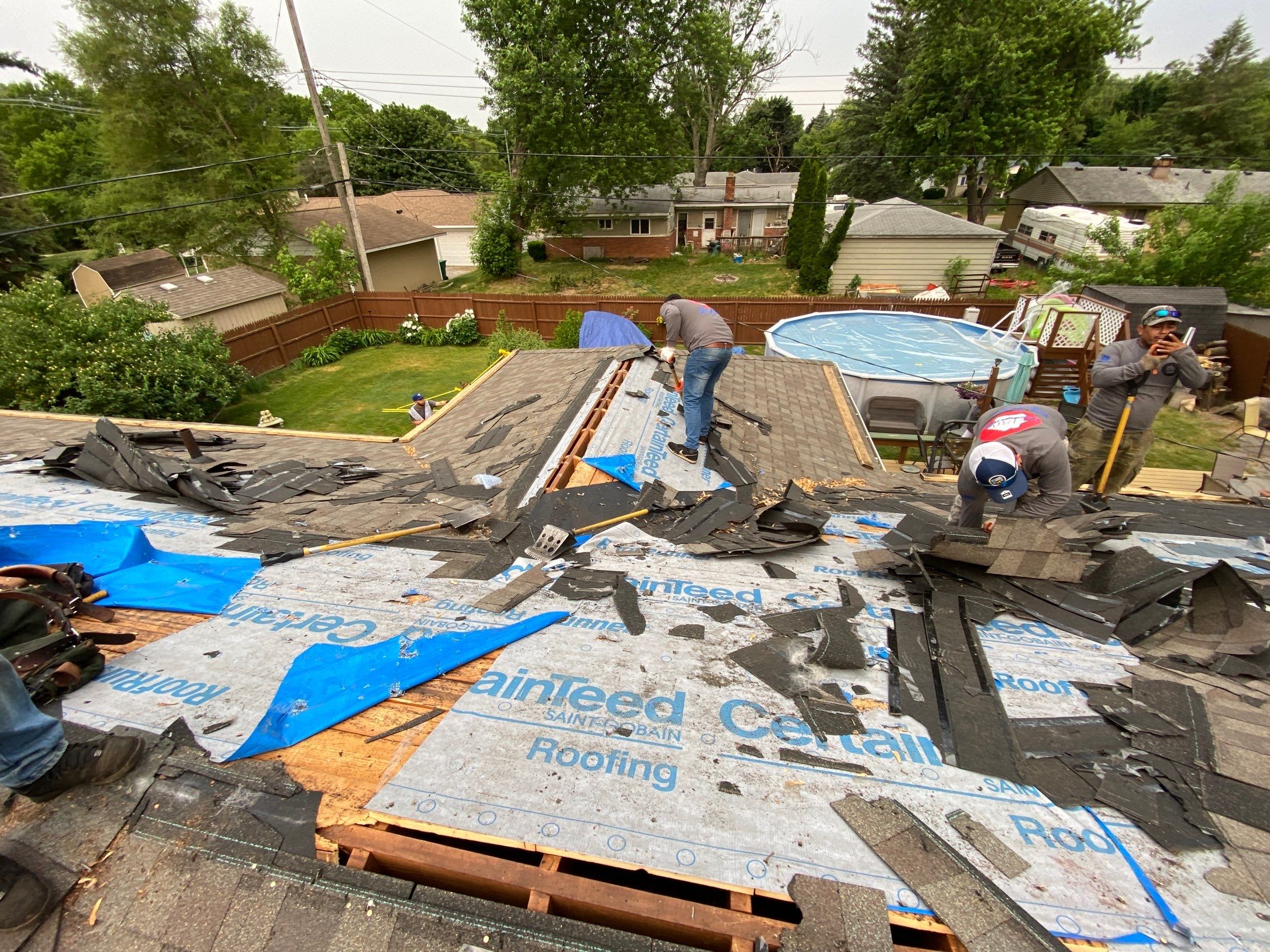 Roof Replacement using CertainTeed Landmark by 180 Contractors