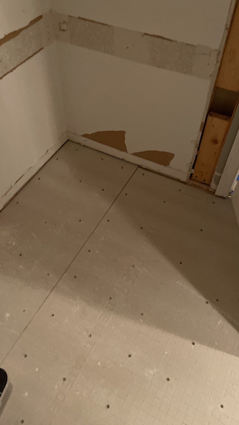 Full Bathroom Remodel by First United Roofing & Construction
