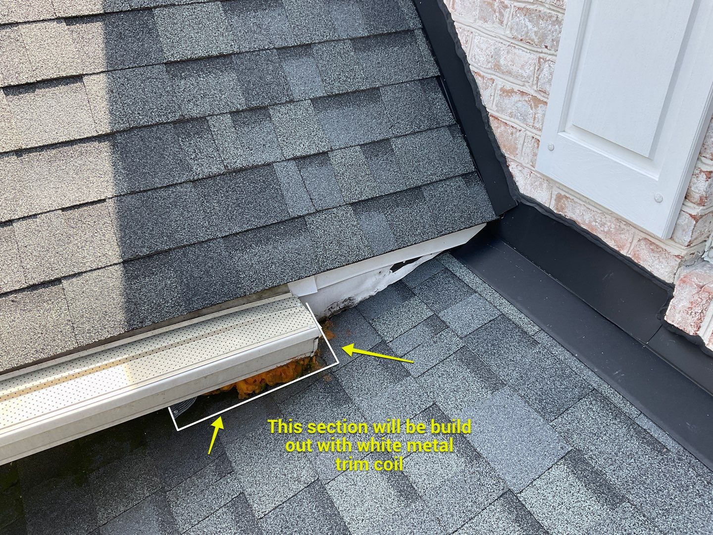 Exterior Damage using G8 Metal Trim coil by Alpha Design Services