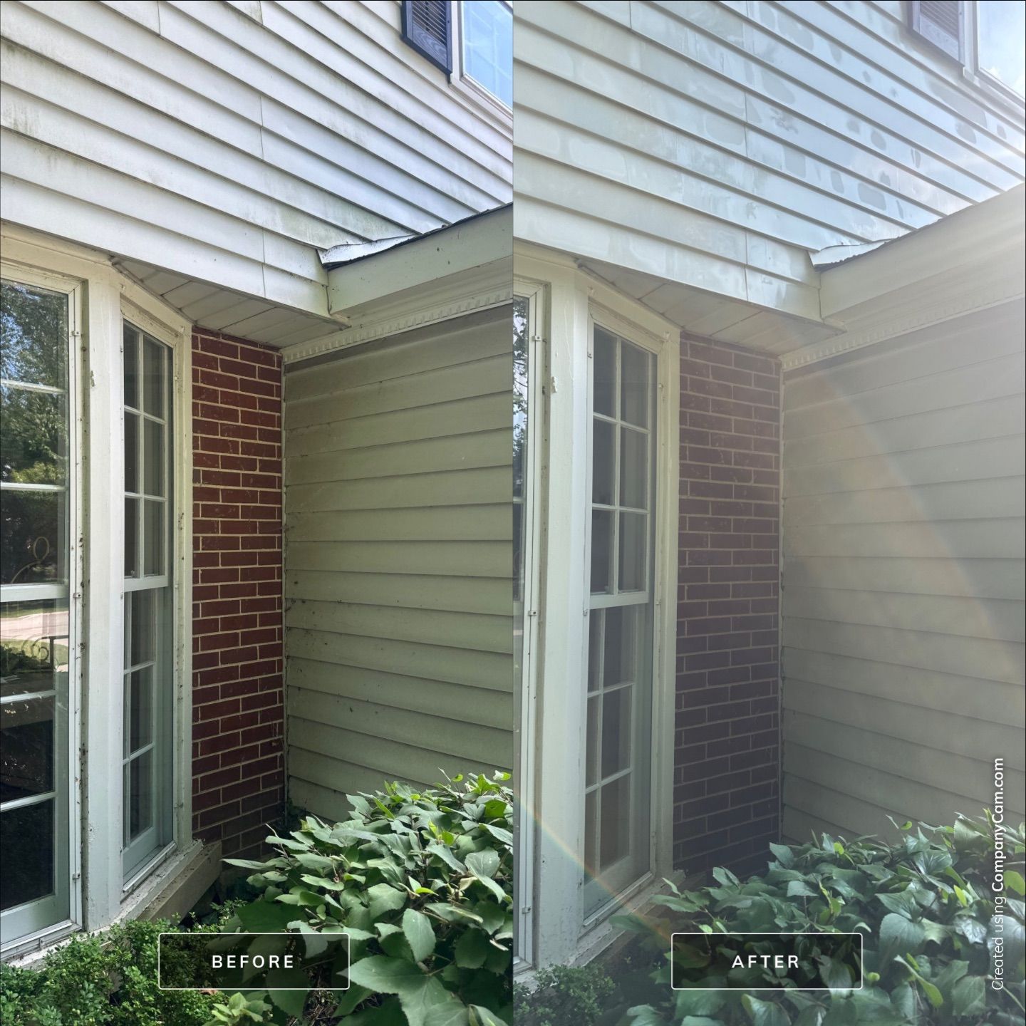 Project in Winnetka by Simmons Power & Soft Washing