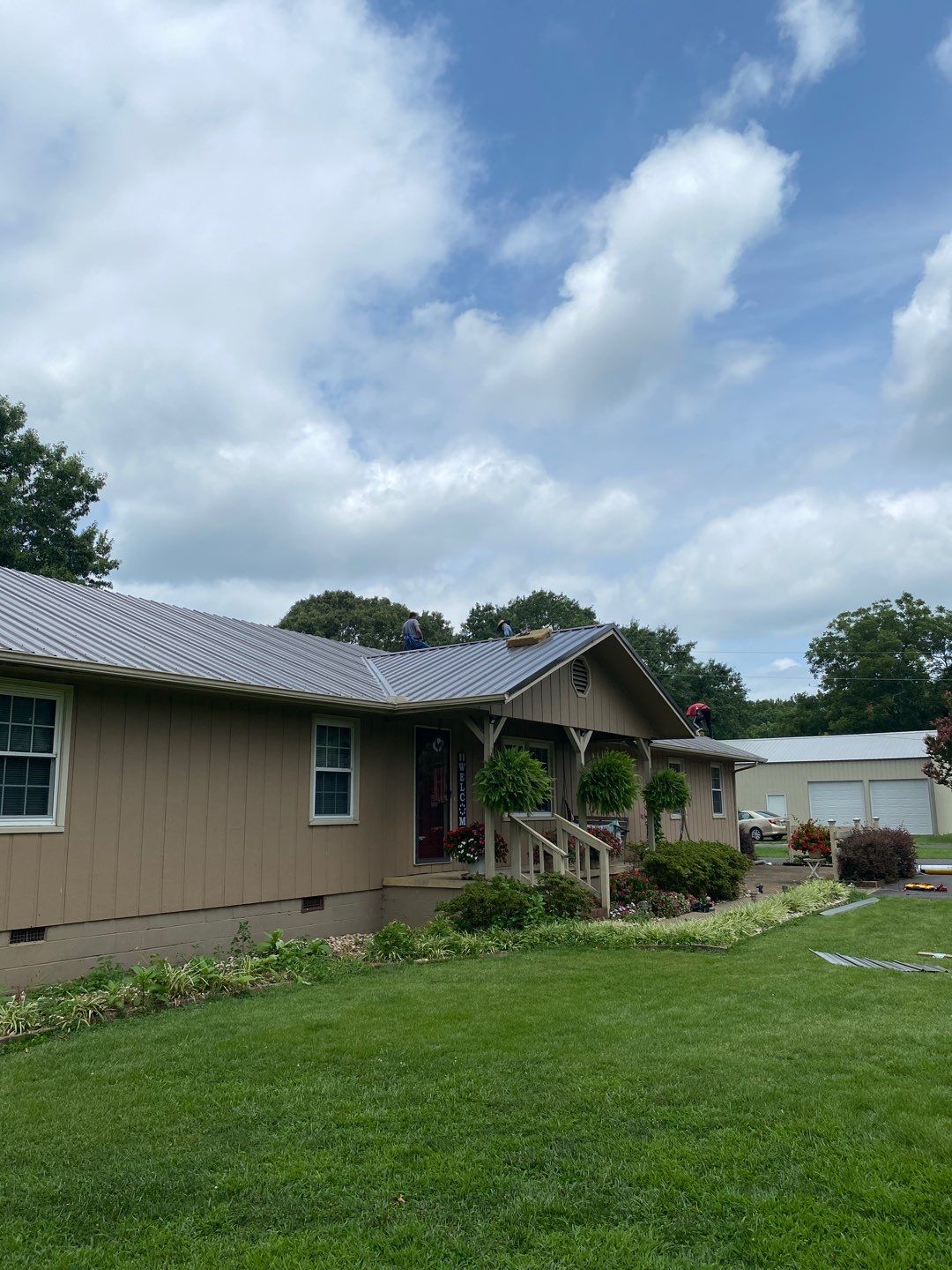 Residential Roof Remove and Replace using Low Rib Metal Roofing Panels by Bullard Roofing