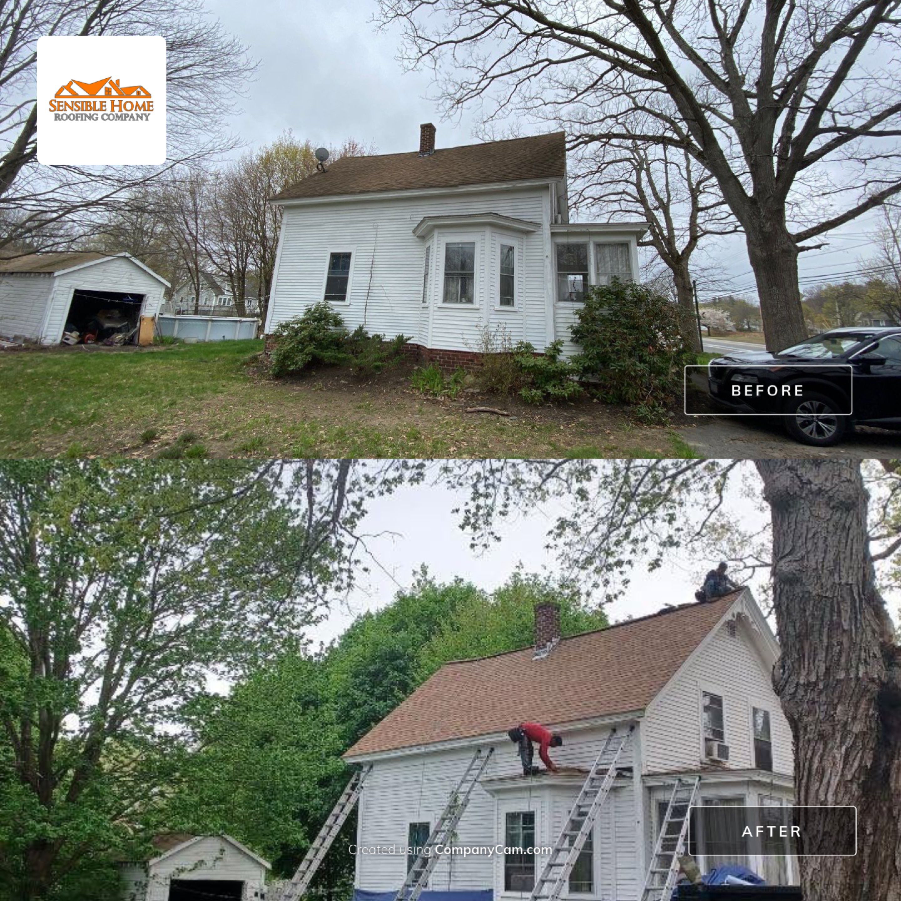 Residential Roofing Installation using Owens Corning TruDefinition by Sensible Home Solutions