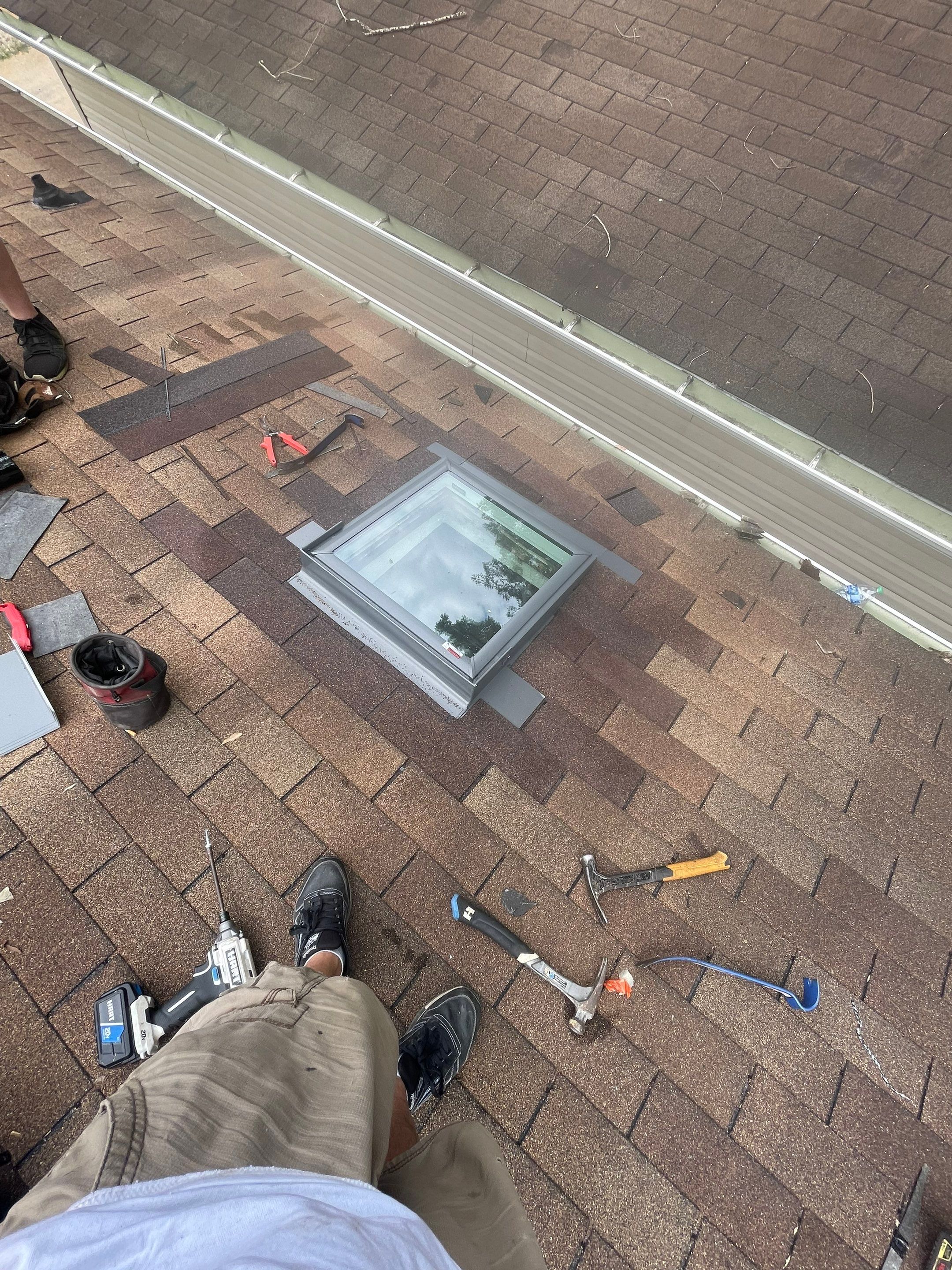 Skylight Replacement using Velux Skylight by Secure Construction Company Inc