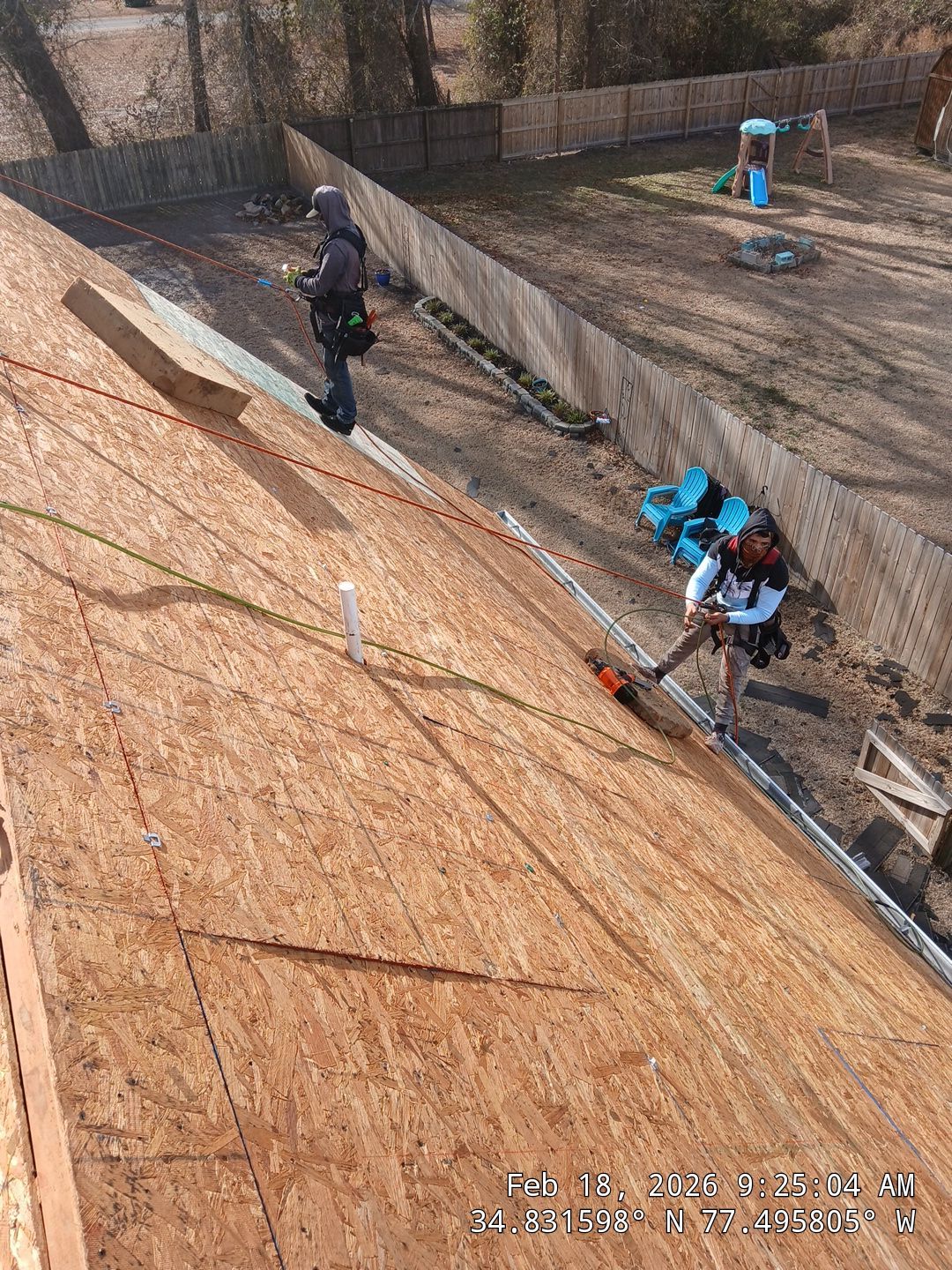FORTIFIED Roof Installation in Jacksonville NC | CertainTeed Landmark AR Charcoal Black Shingles by RGR Construction and Roofing, LLC