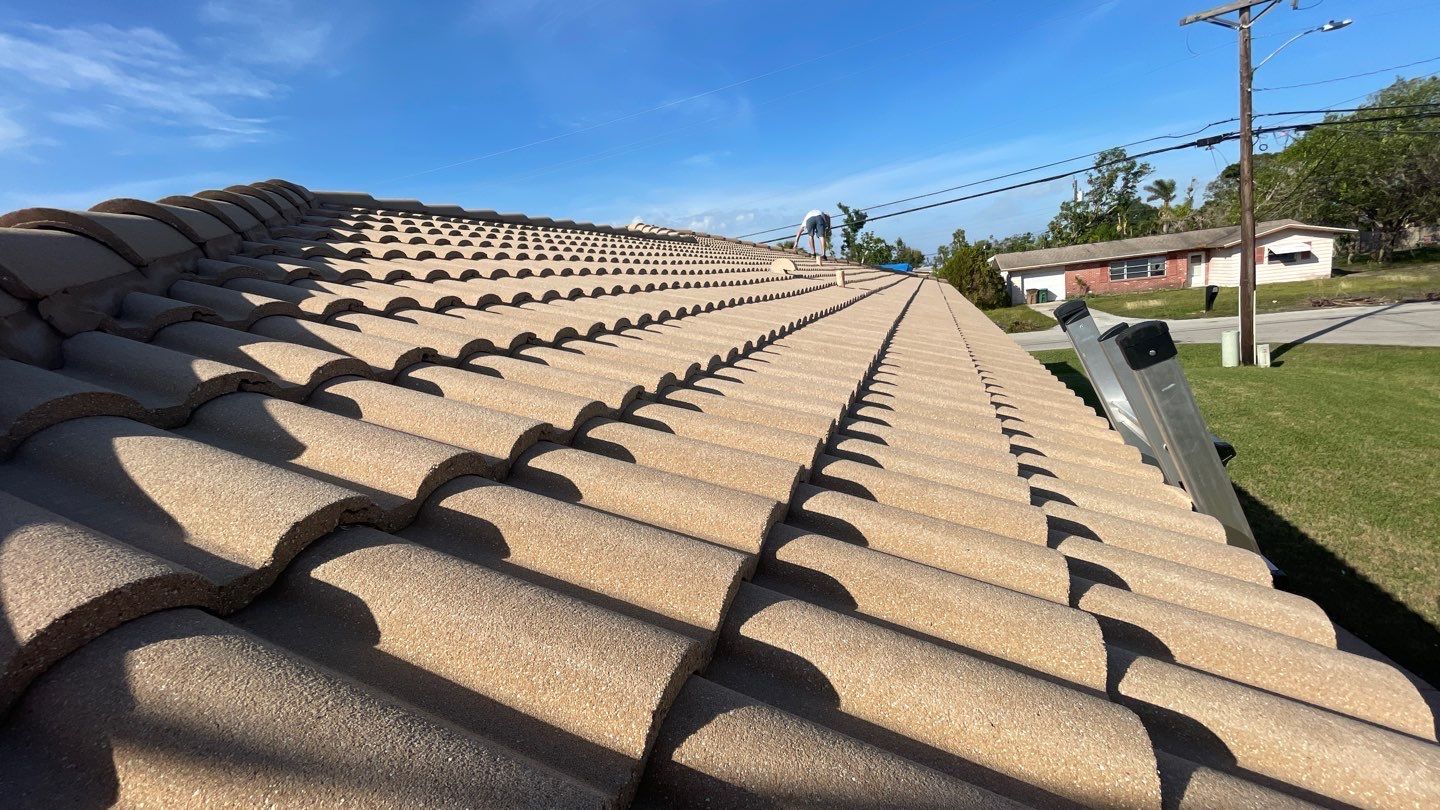 Residential Roofing Repair using Concrete Tile by Four Peaks Roofing