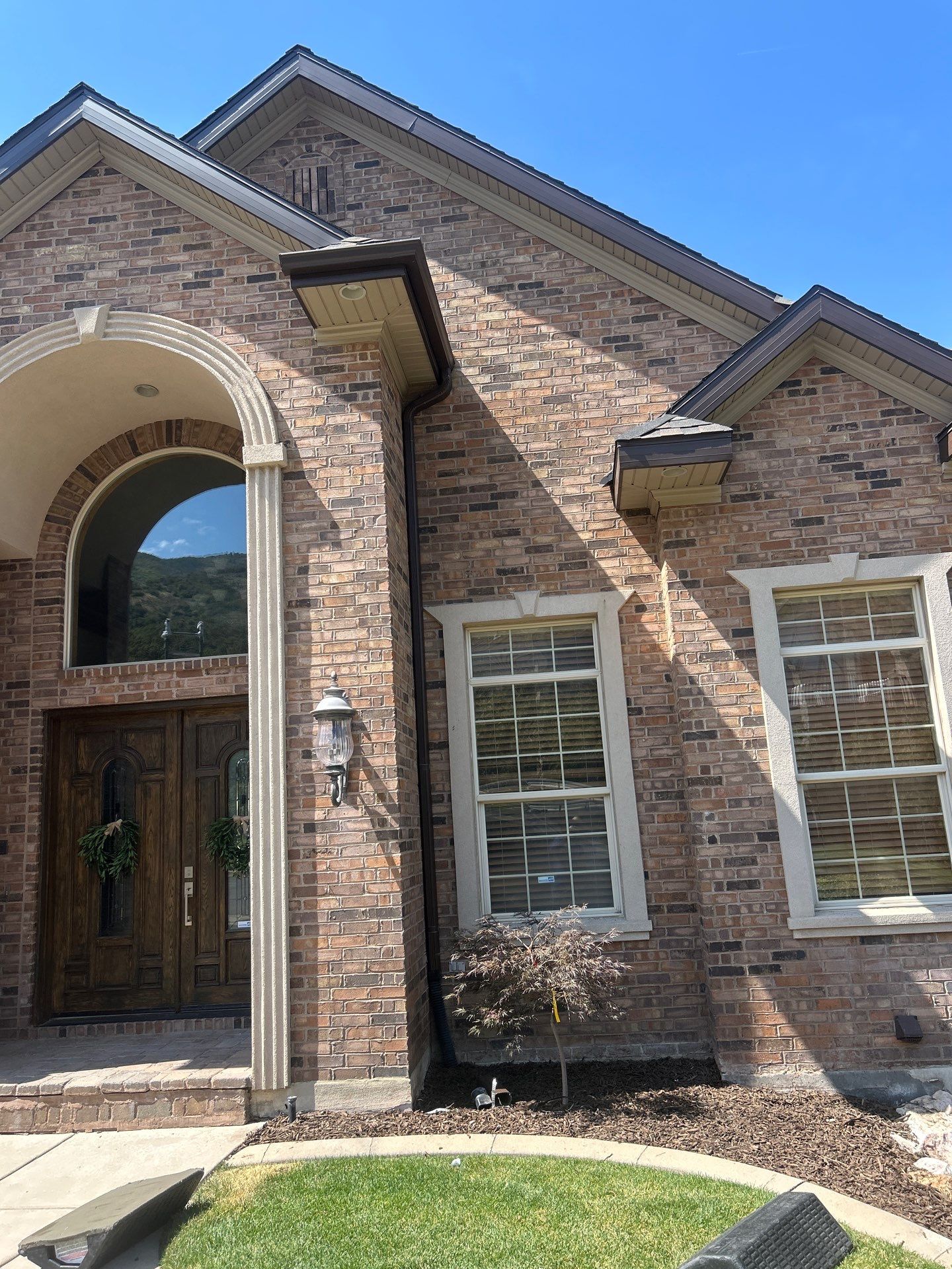 Project in Layton by Master Rain Gutters.