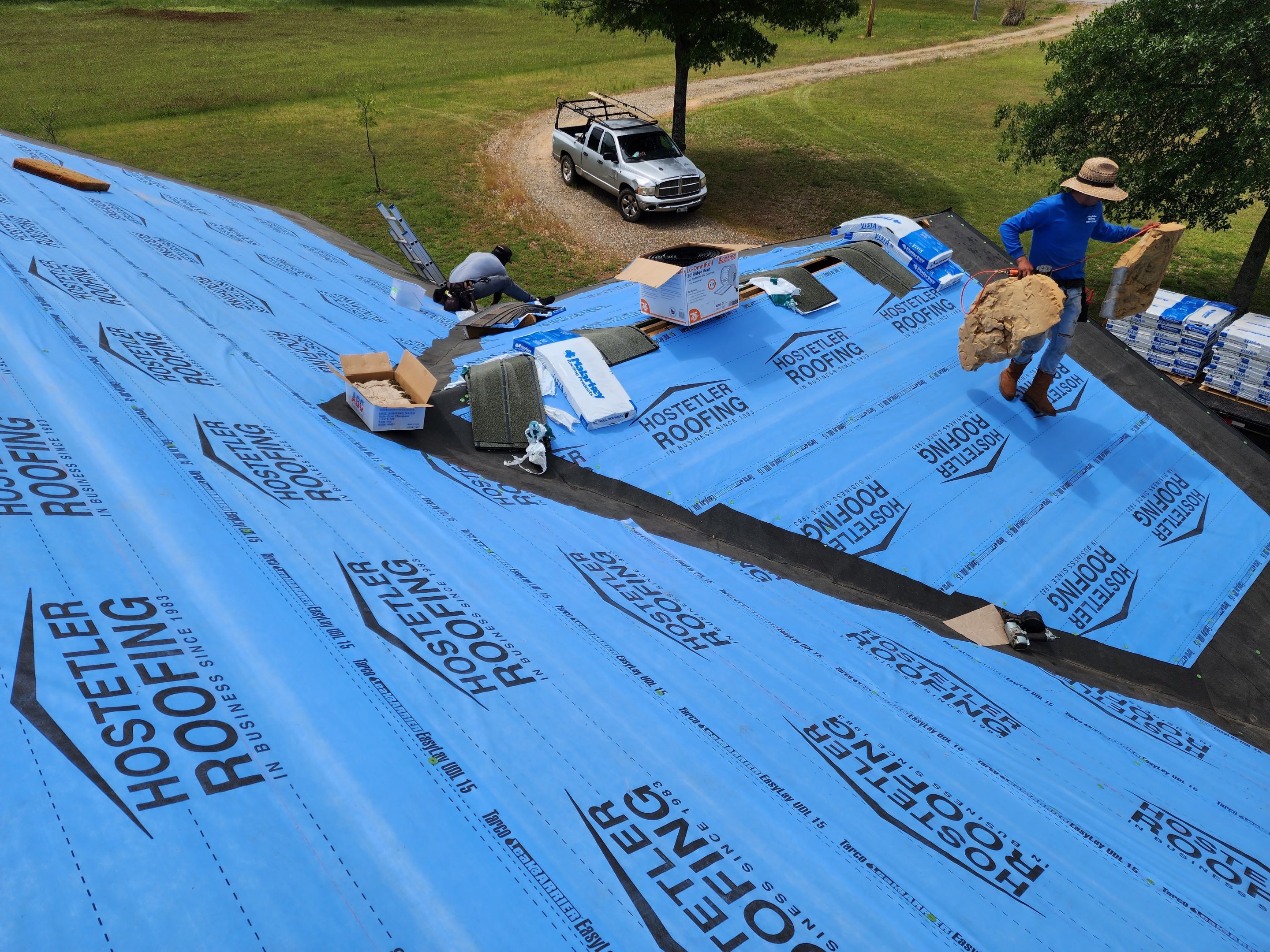 Residential Shingle Reroof using Malarkey Vista by Hostetler Roofing
