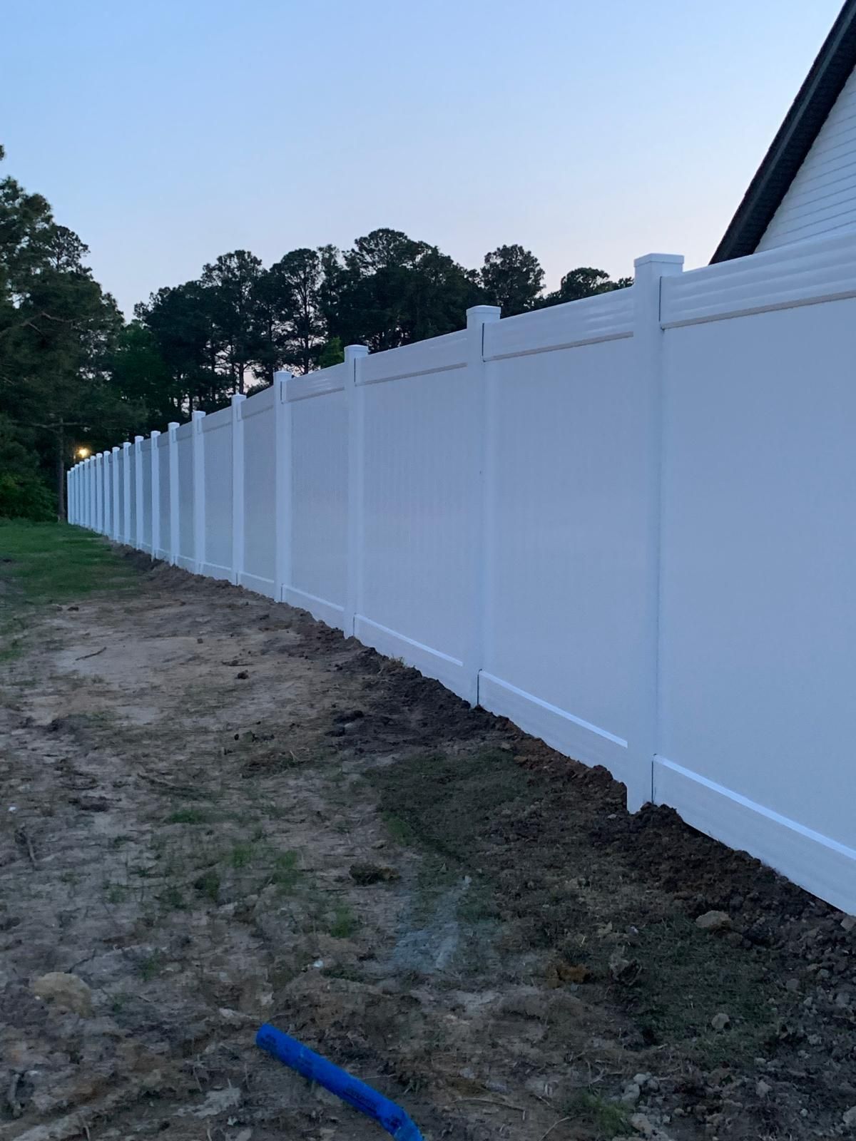 Hamilton Vinyl Privacy Project in Cameron by Superior Fence and Rail