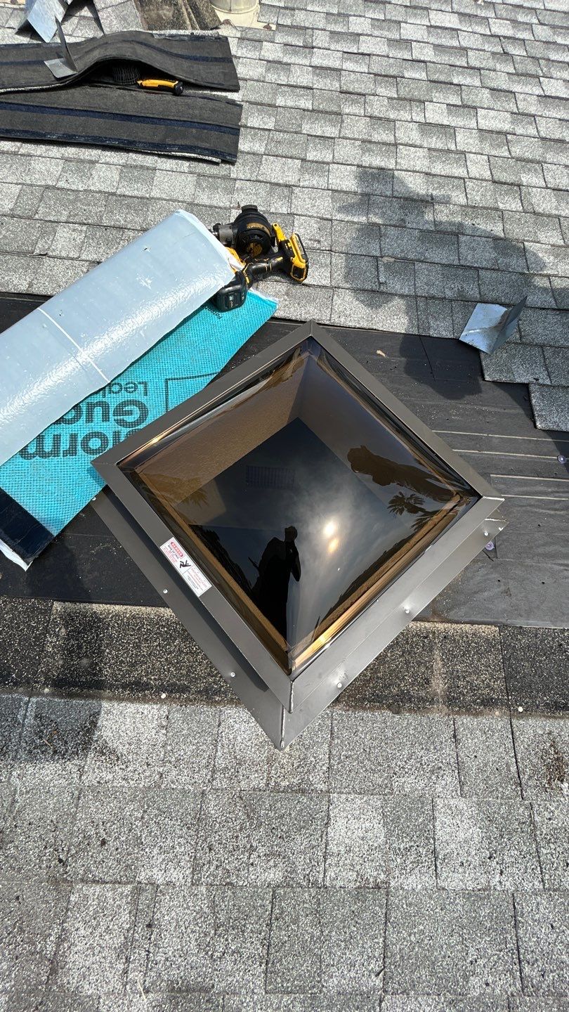Residential Roofing Repair using Galvanized Chimney Cap & Chase by Lighthouse Roofing