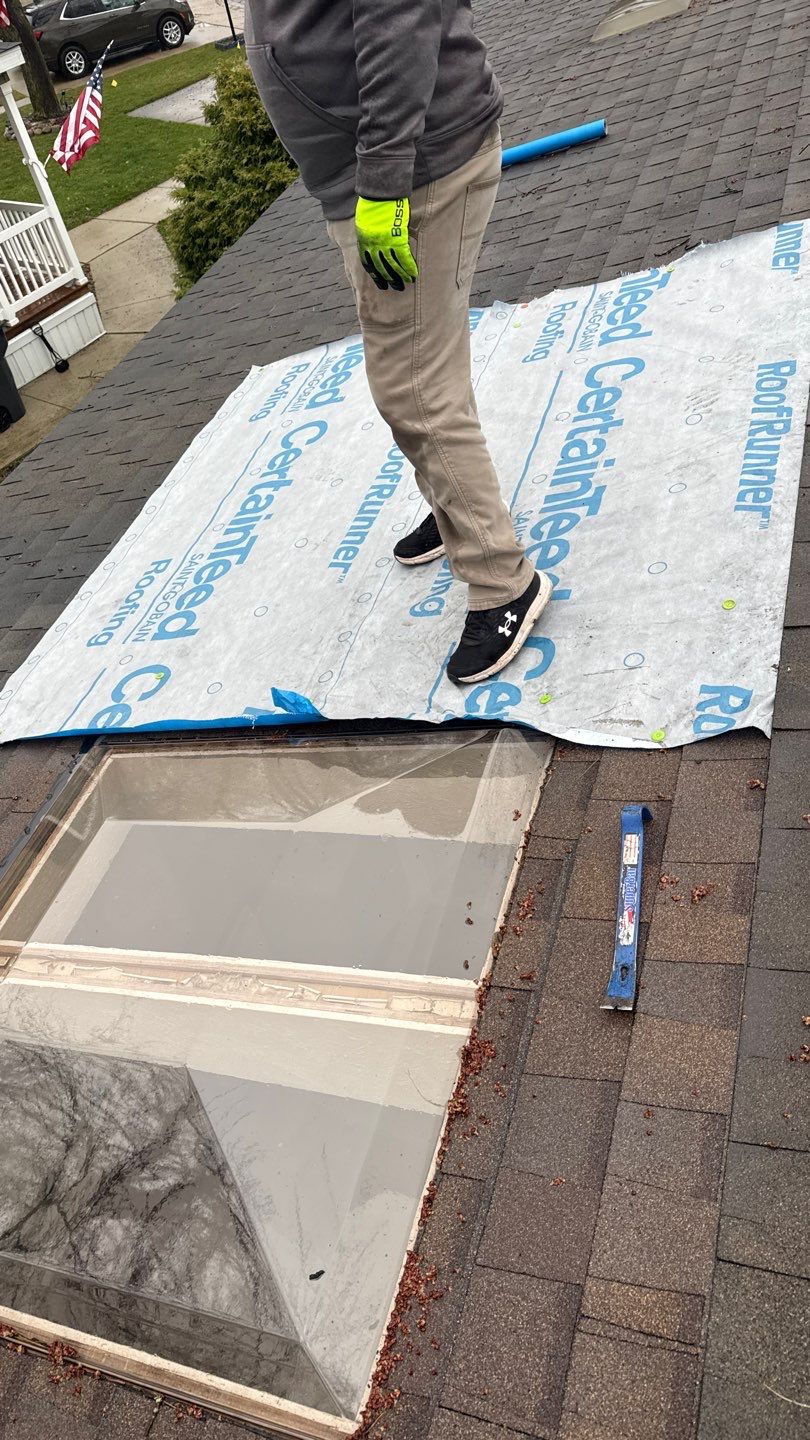 Roof Replacement using Owens Corning Brownwood by 180 Contractors