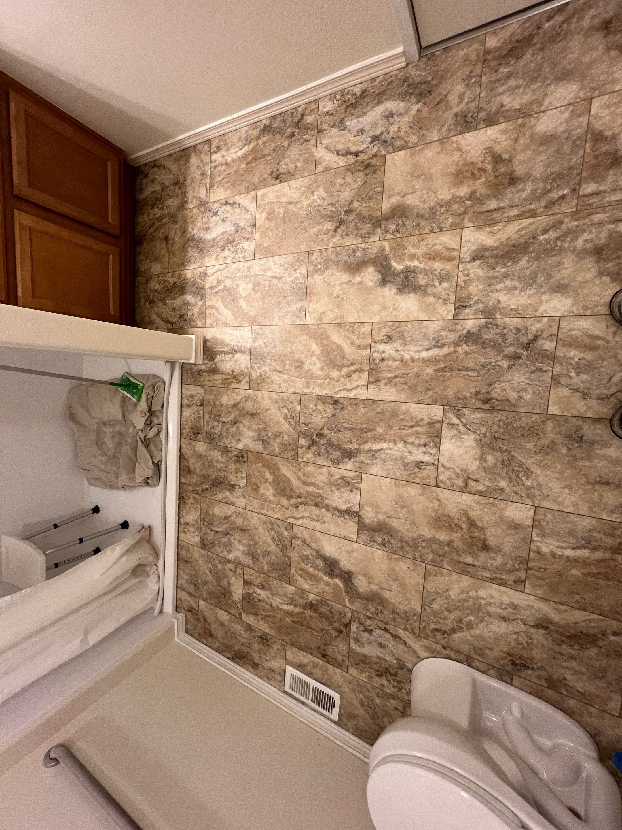 Bathroom flooring upgrade by Handyman State LLC