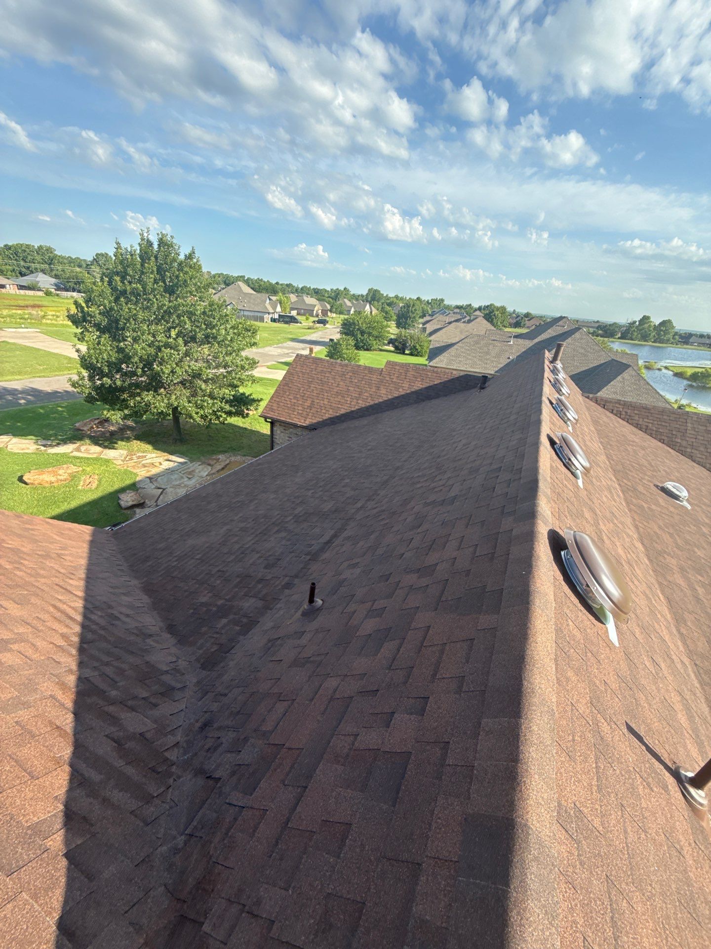 roof replacement in Yukon by McCann's Roofing and Construction