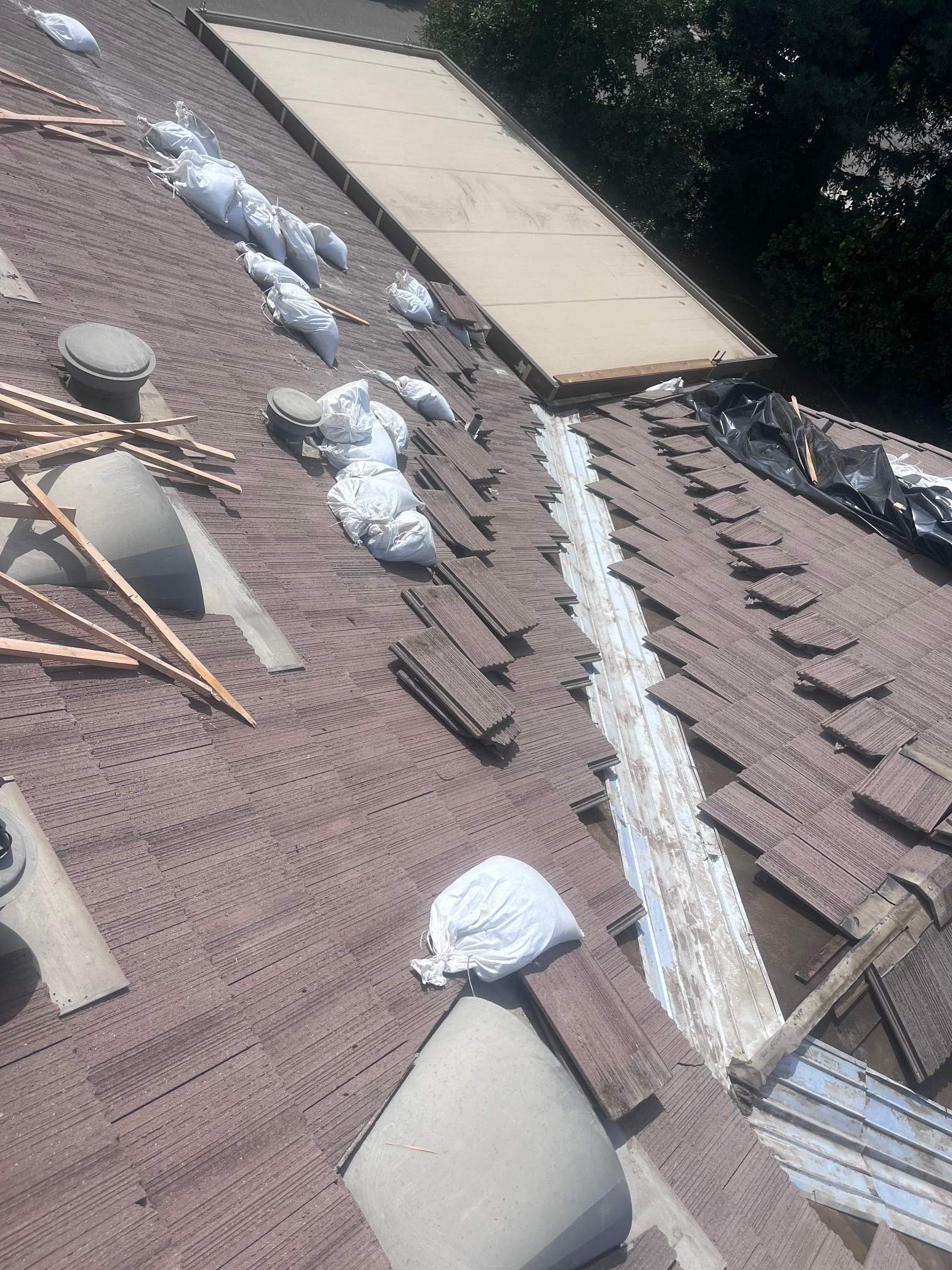 Tile Roof Repair by Grandmark Service Company