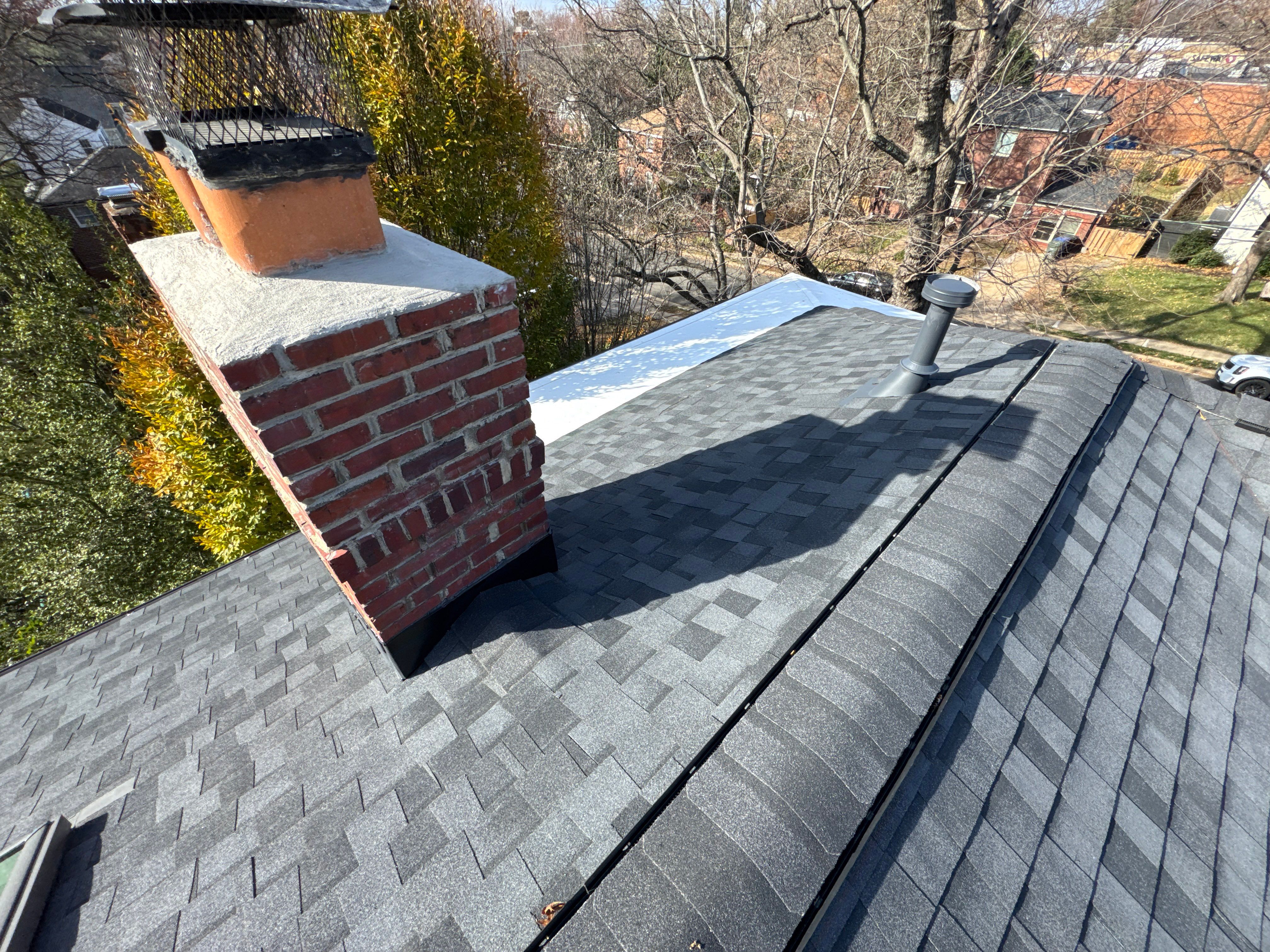 Residential Roofing Installation using Shingle and Flat Roof Combo by USA Storm Roofing and Construction Group
