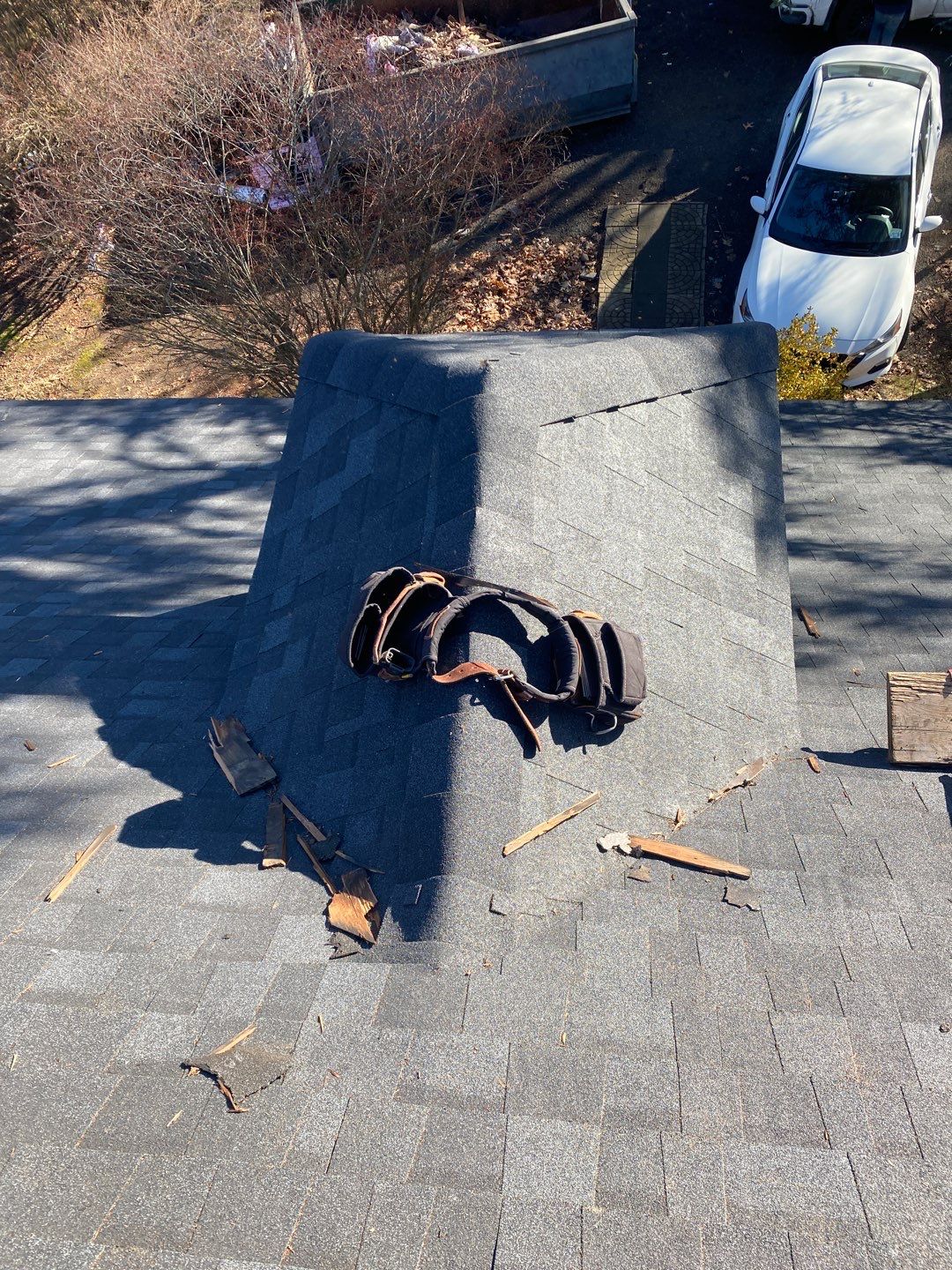 Residential Roofing Installation using Owens Corning TruDefinition Duration - Onyx Black by A Plus Exterior