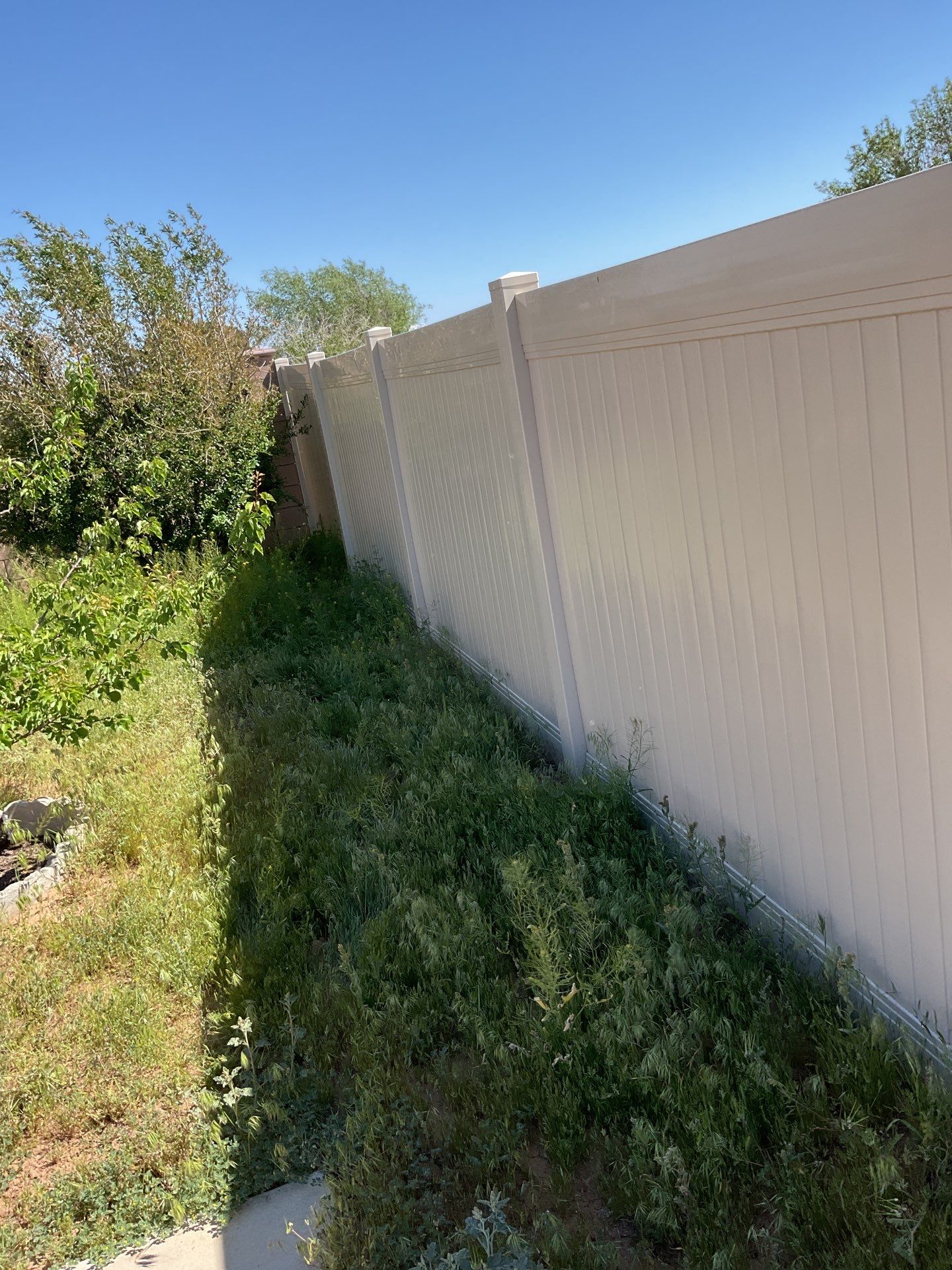 Fence Installation using Vinyl by Fence Guys Inc. 