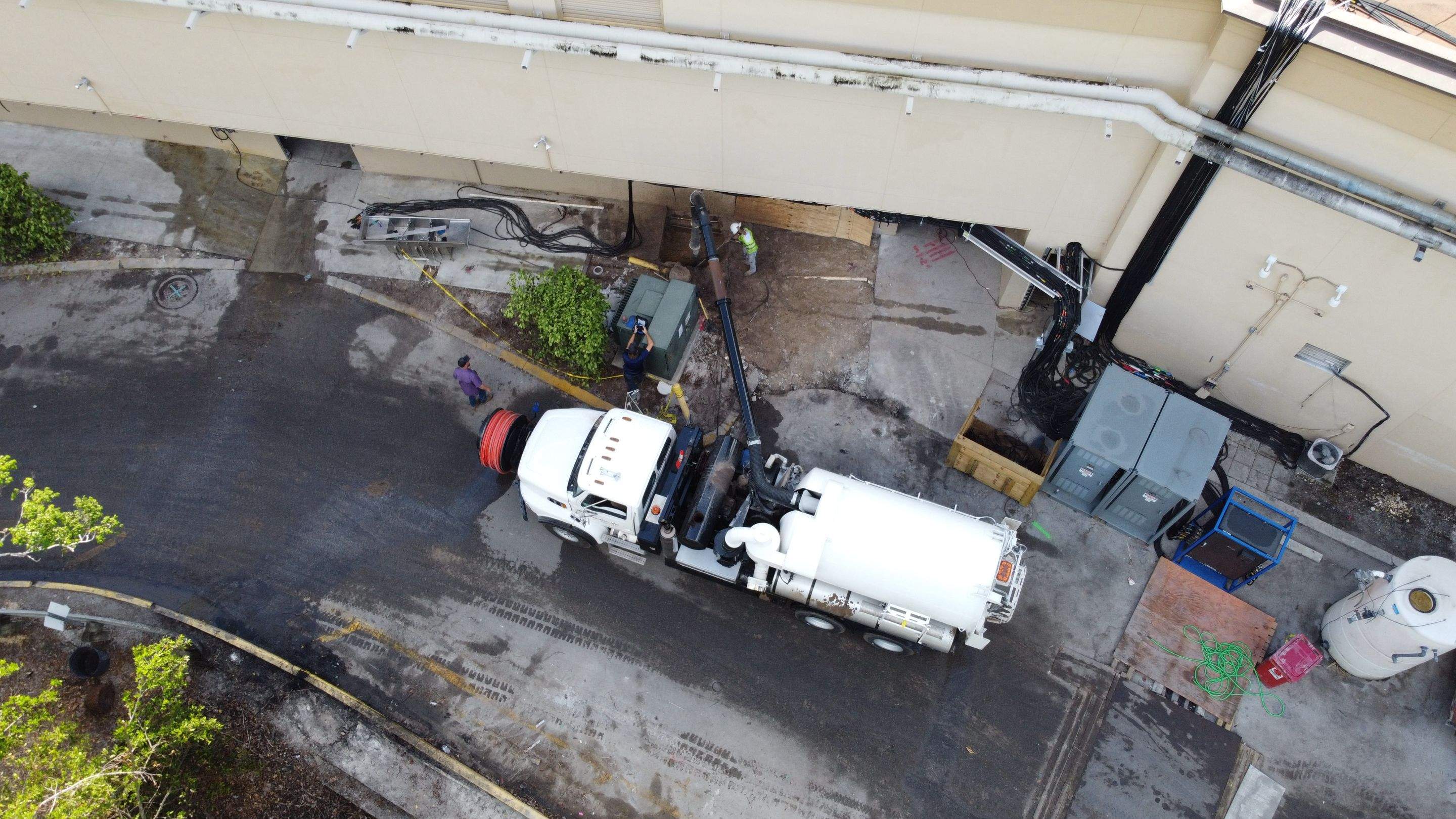 Ritz-Carlton North Service Road Daylighting by Don Mar, Inc. Storm Water Solutions
