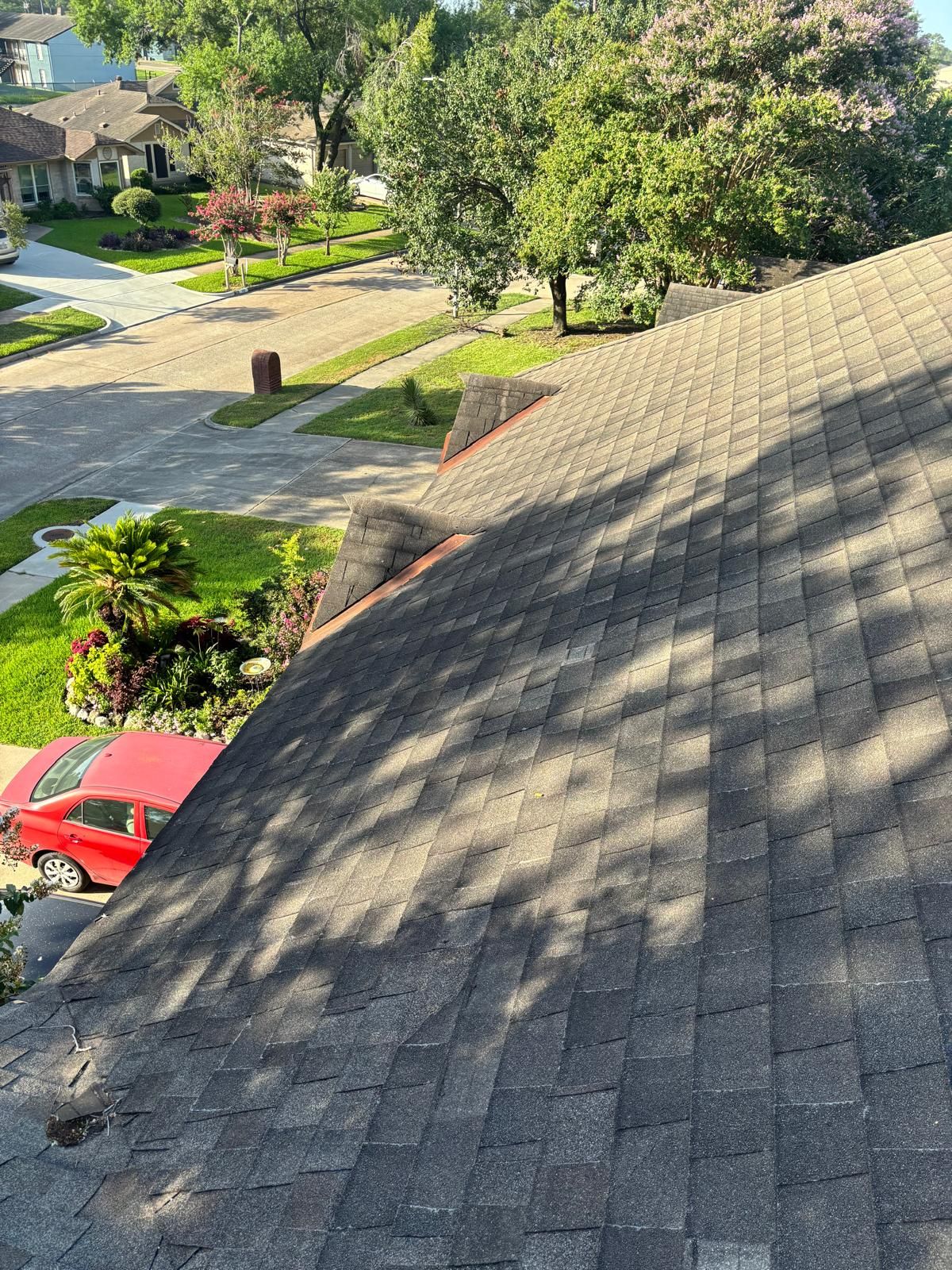 Hail Damage using Owen's Corning Duration (Lifetime) Shingles by Roof Repair Company