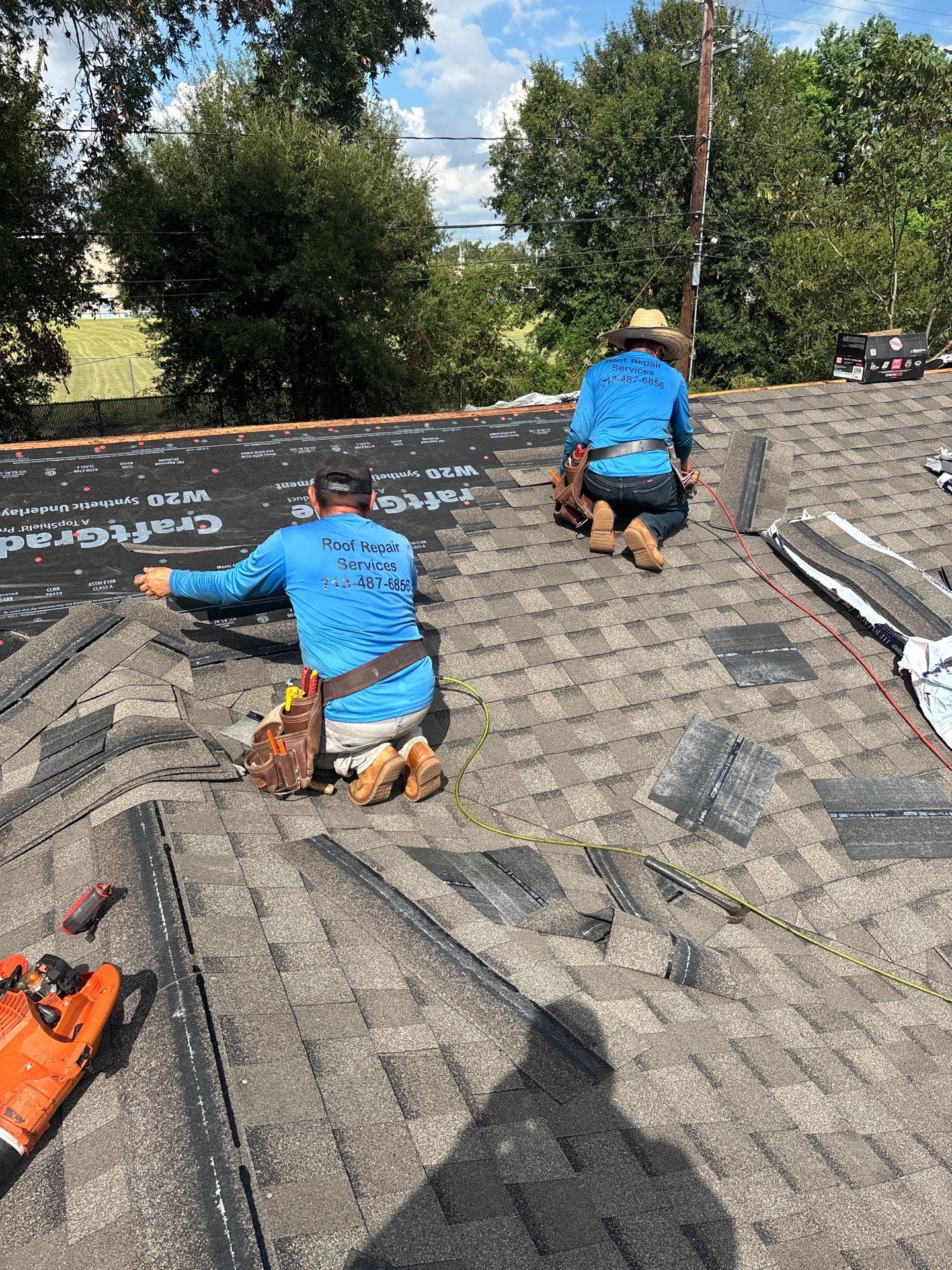 Residential Roofing Repair using Owen's Corning Duration (Lifetime) Shingles by Roof Repair Company