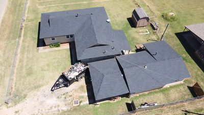 Residential Roofing Installation using GAF Natural Shadow