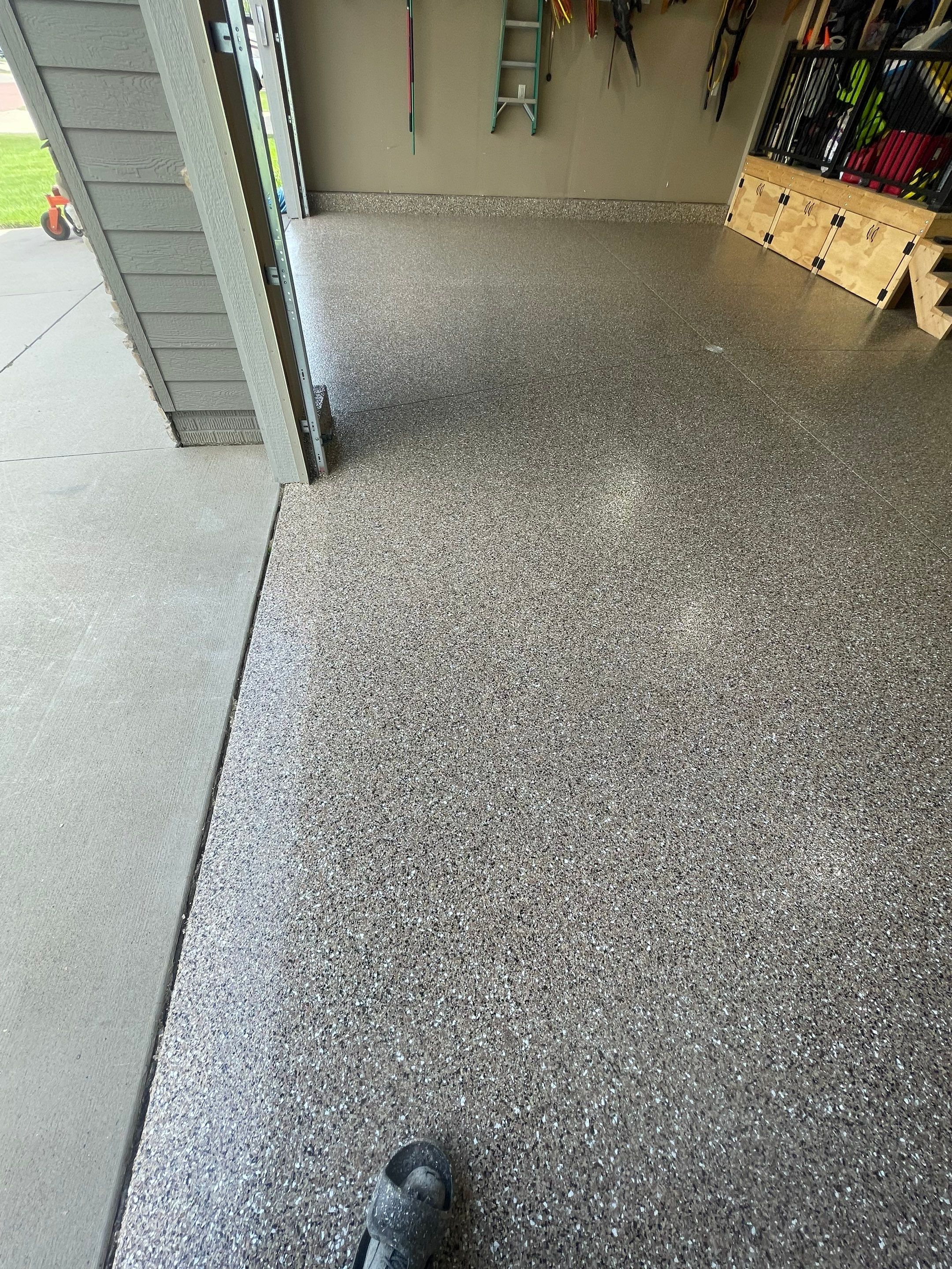 Garage Floor Coating in Tea, South Dakota by Select Painting, Coatings & Garage Cabinets