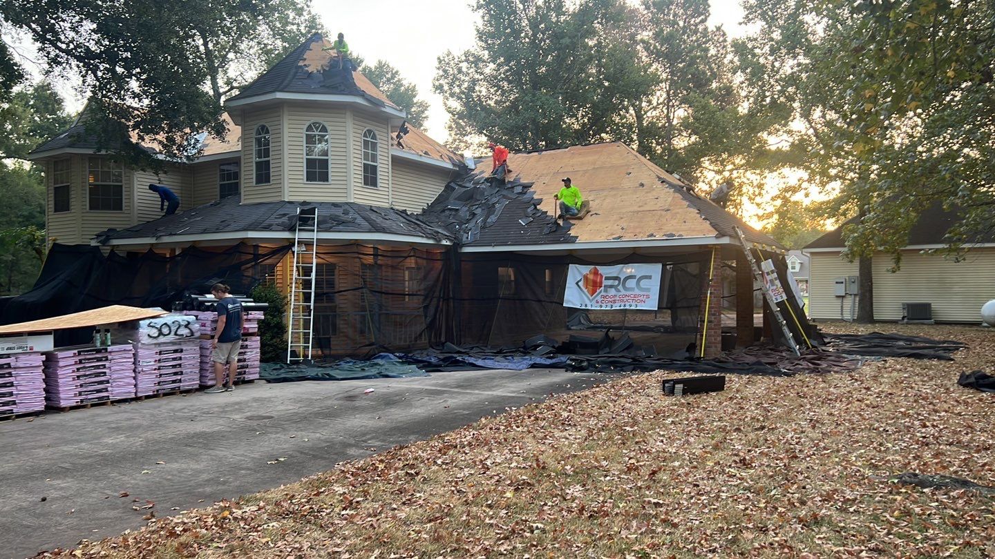 Residential Roofing Installation using Owen's Corning by Roof Concepts Construction