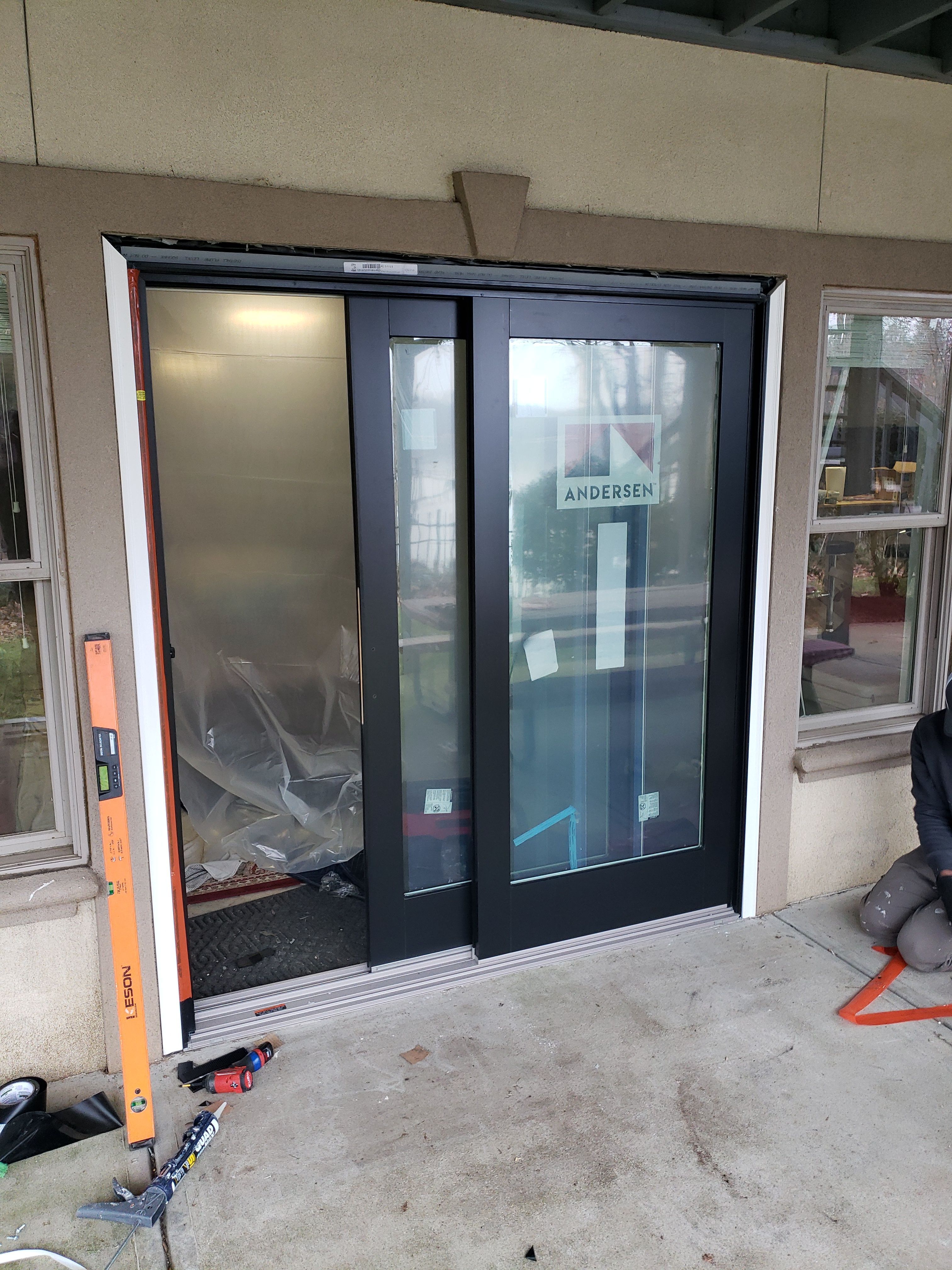 Premium Andersen Sliding Door Installation by A Step Above Handy LLC 