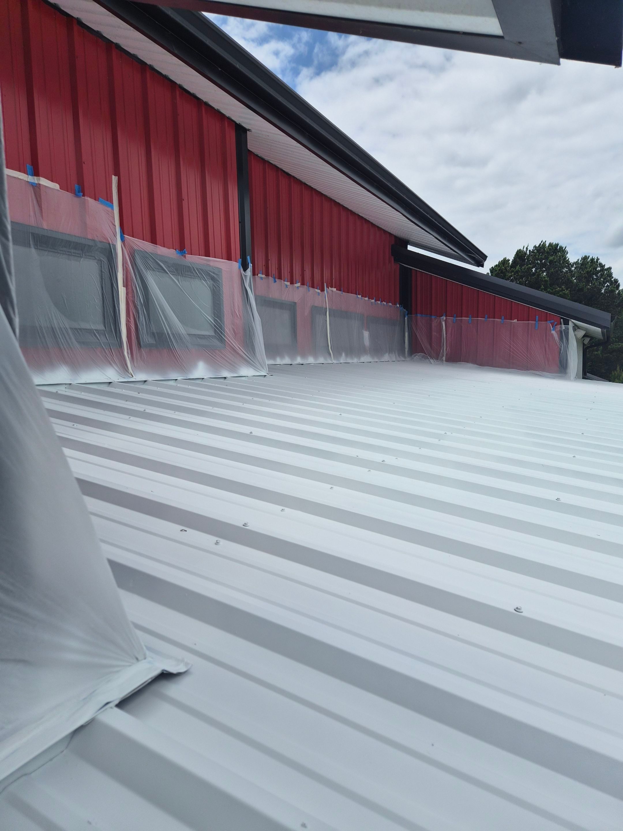 A Fresh Sunroom Roof in Flint, TX! by Quality Coats Painting