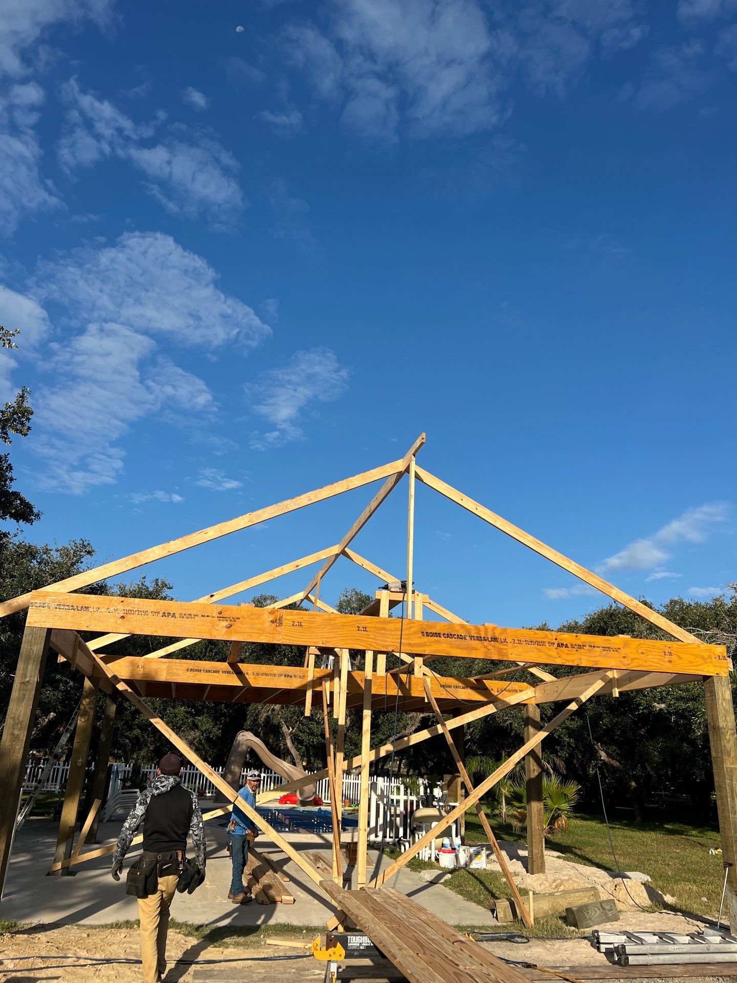 Poolside Pink Top by Bayfront Roofing and Construction