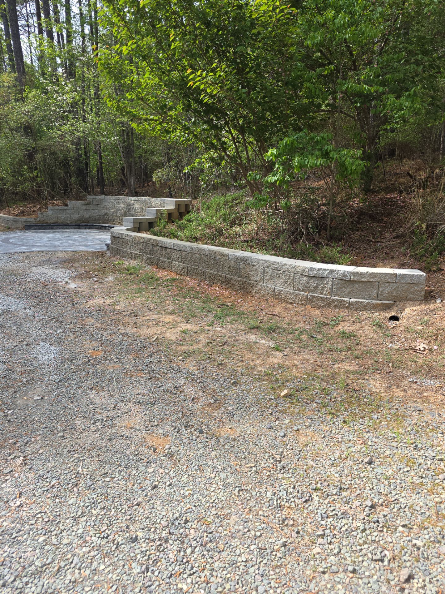 Pittsboro Outdoor Living Transformation – Retaining Wall, Paver Patio & Elevated Deck by Elite Remodeling and Design LLC