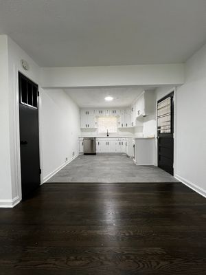 Marietta Interior Renovation Featuring Kitchen, Bathroom, and Hardwood Flooring Upgrades