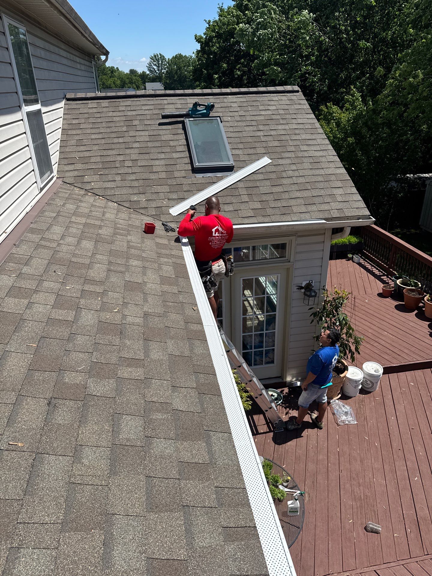 New Gutter guard  by Alpha Design Services