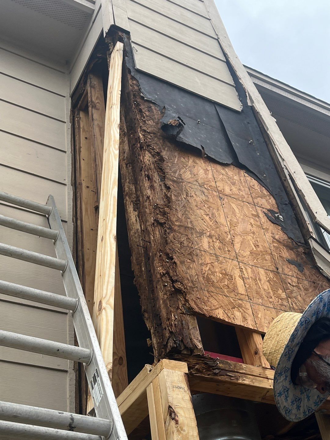 Chimney looks good but its BAD! by Bayfront Roofing and Construction
