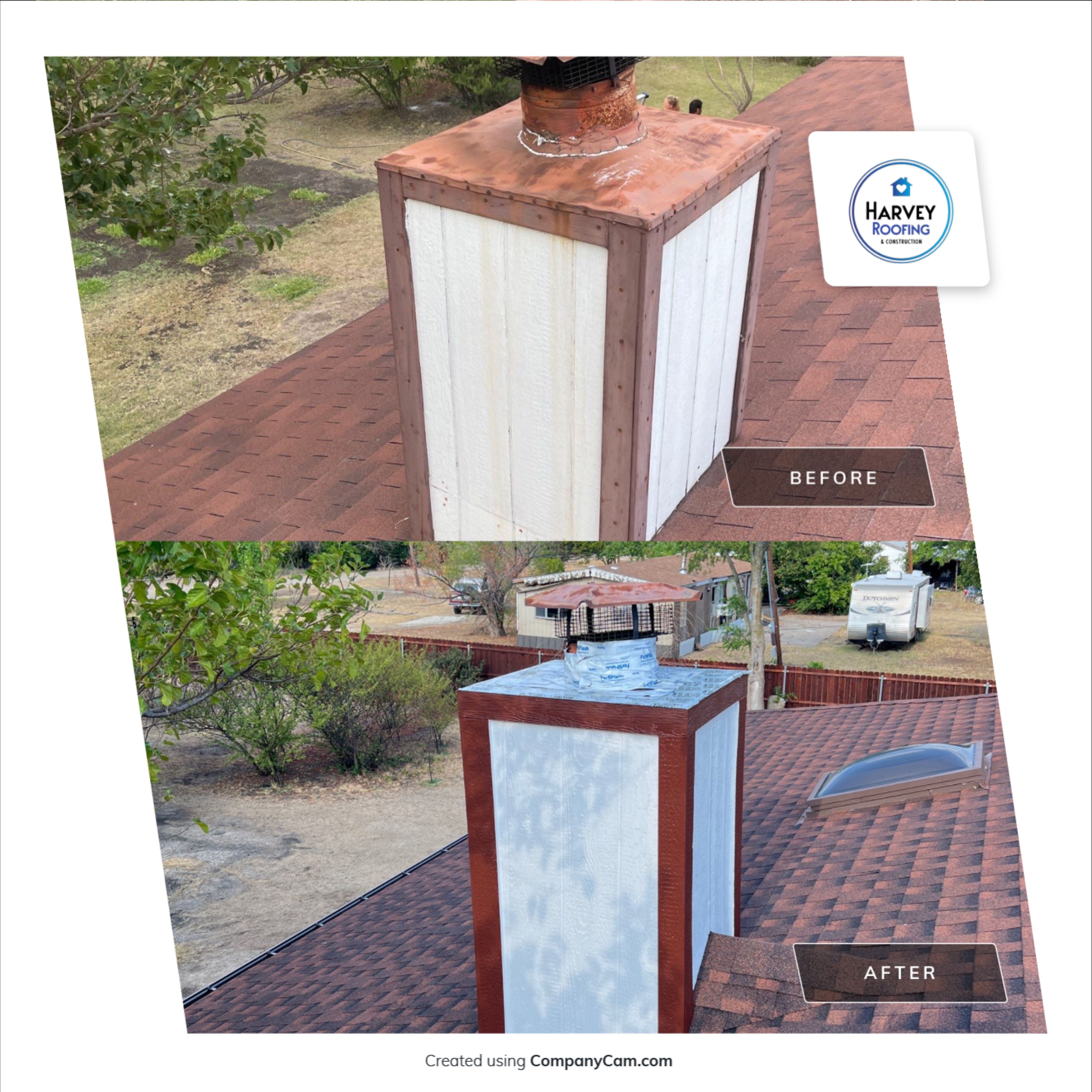 Residential Roofing Installation using Roofing Shingles by Harvey Roofing & Construction