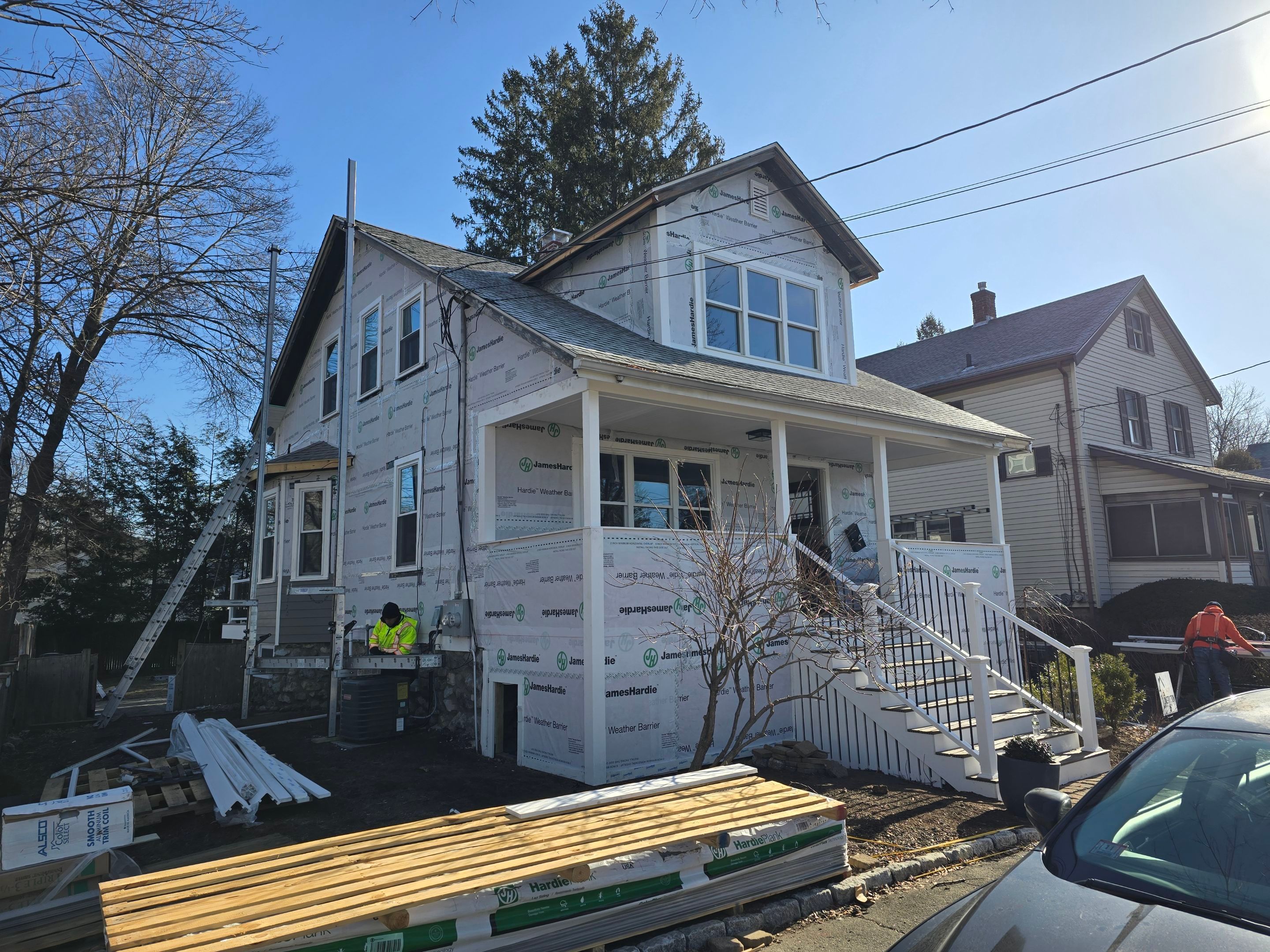Complete exterior renovation in Norwood, MA by UBrothers Construction