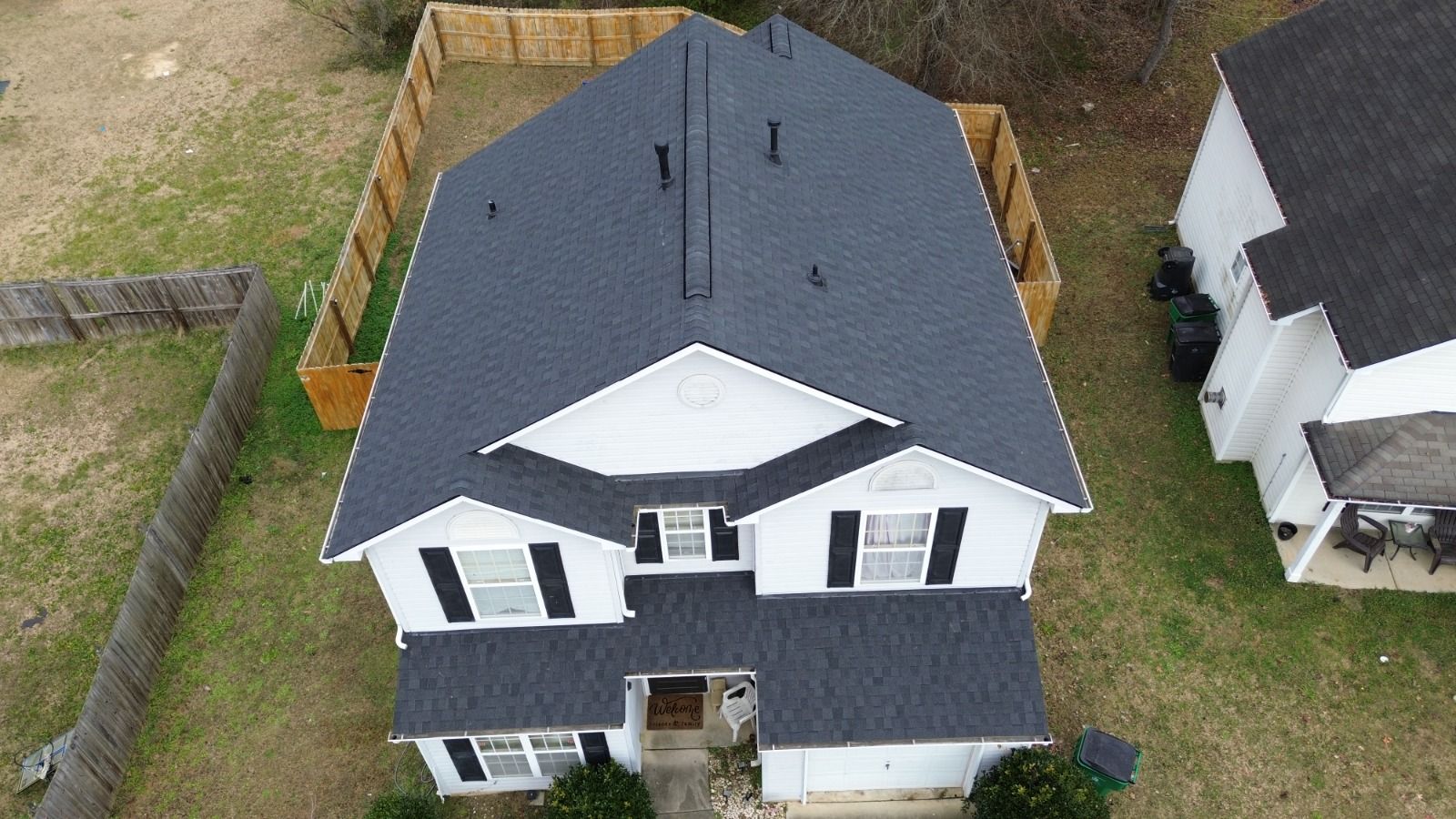 Roof replacement and interior repair by hail damage by Just Brilliant Restoration JBR