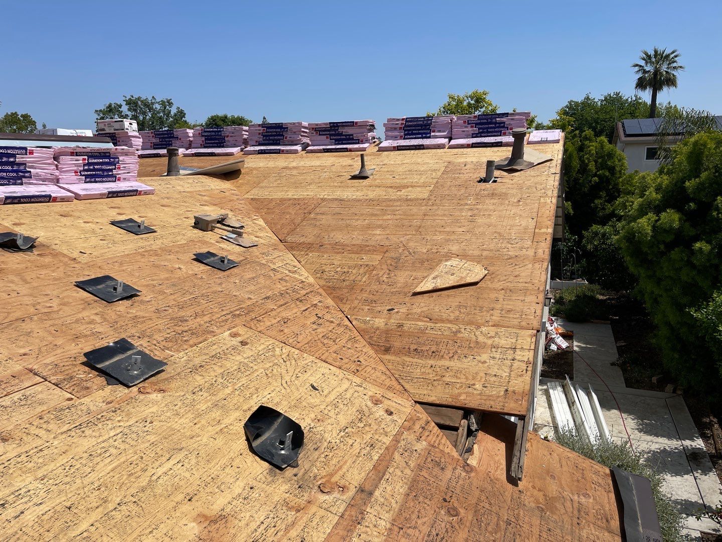 Residential Roofing Installation using Owens Corning Roofing Shingles by Byers Enterprises 