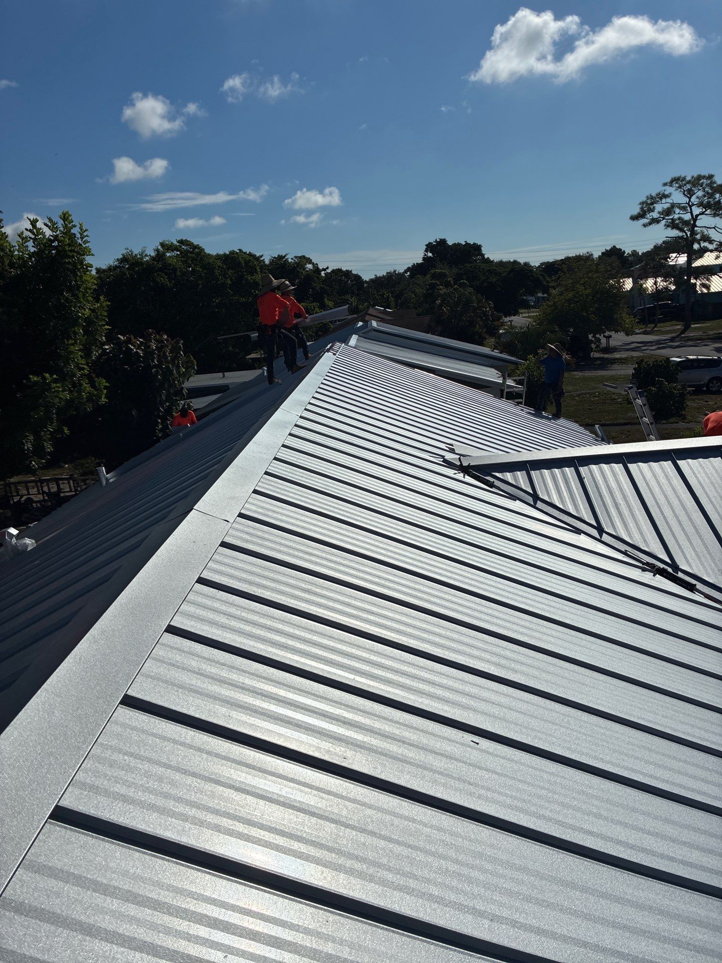 24ga 1" Nail-Strip Mill Finish by Total Roofing System The Metal Roof Experts