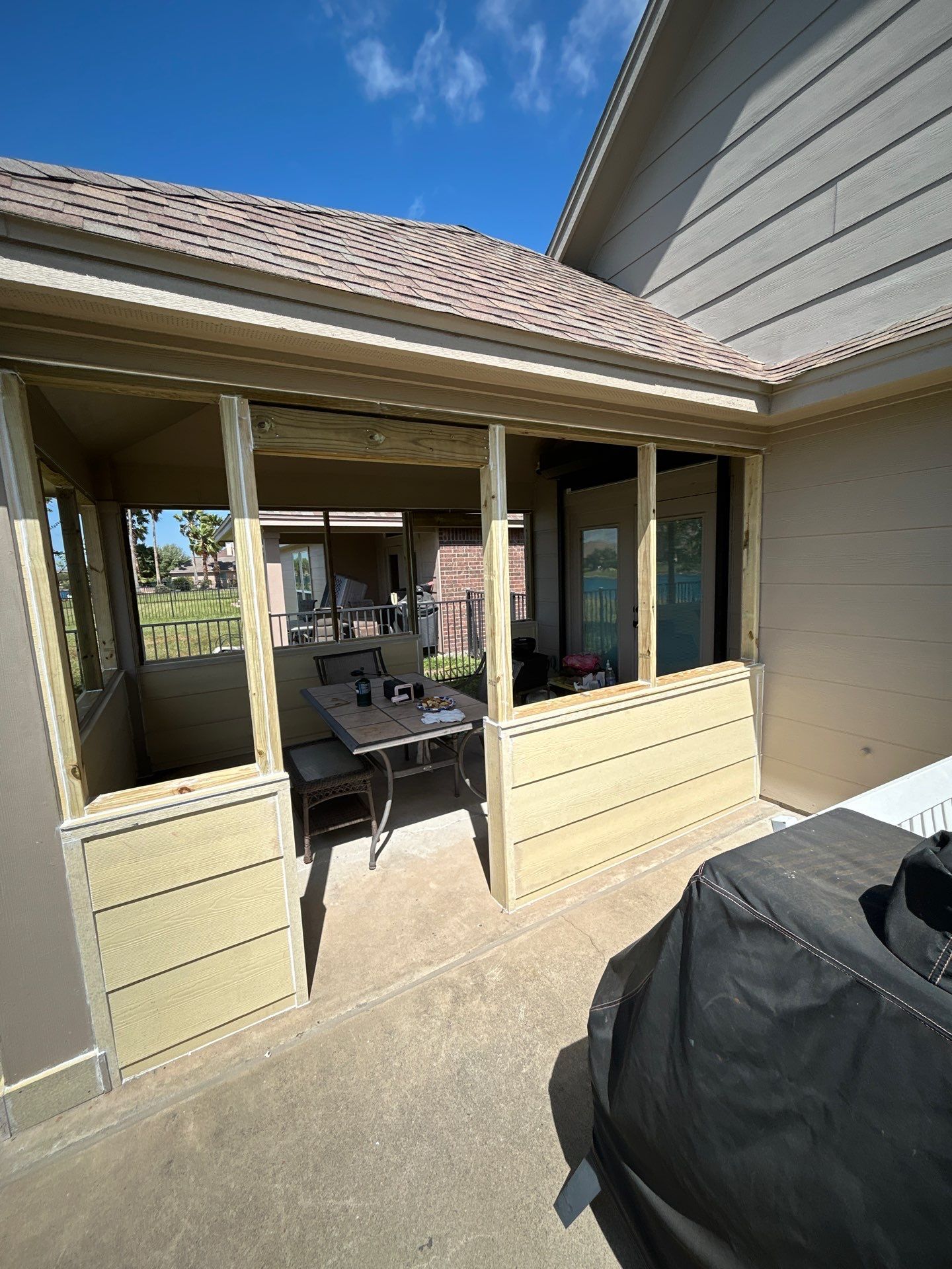 Man Shade by Bayfront Roofing and Construction