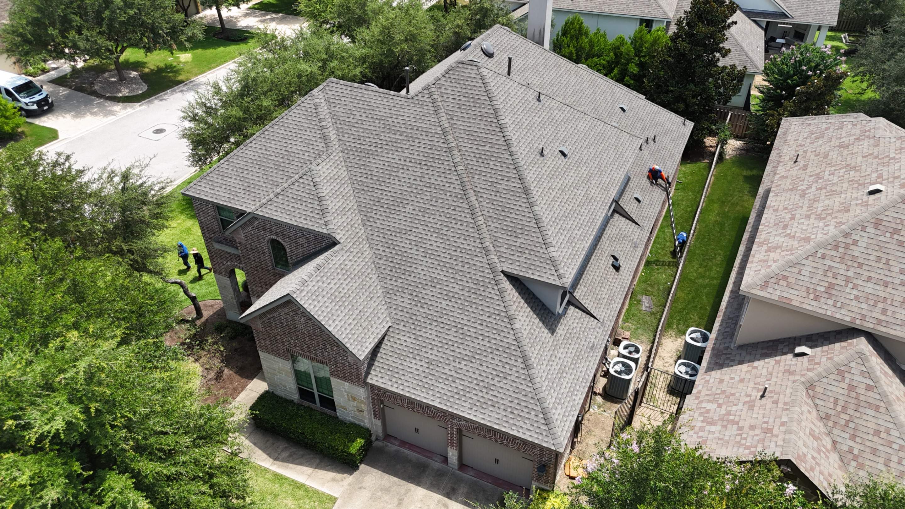 Austin Residential Roof Installation with GAF Shingles and Radiant Barrier by RoofsOnly.com