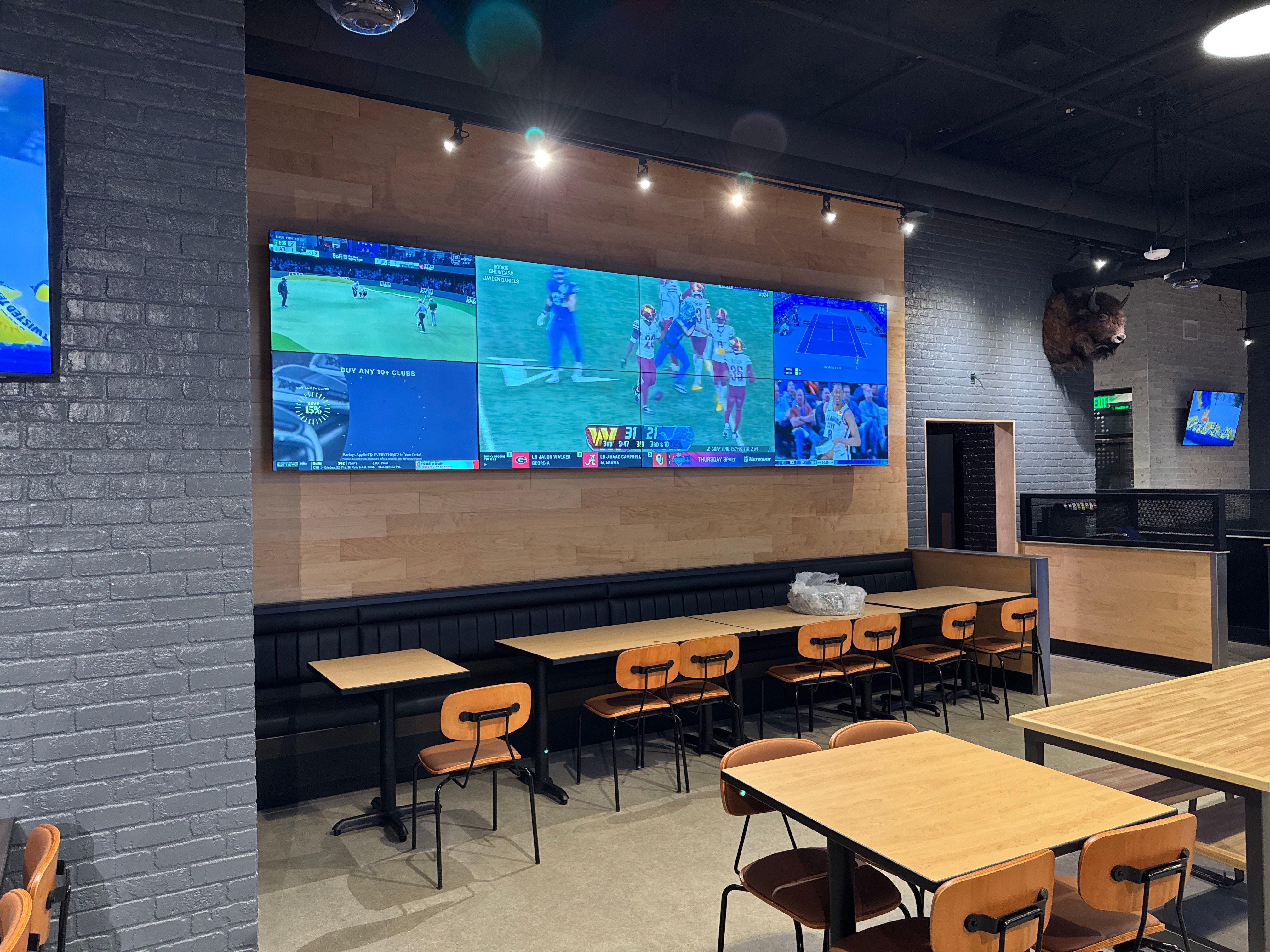 Large Sports Bar AV install by AVSi