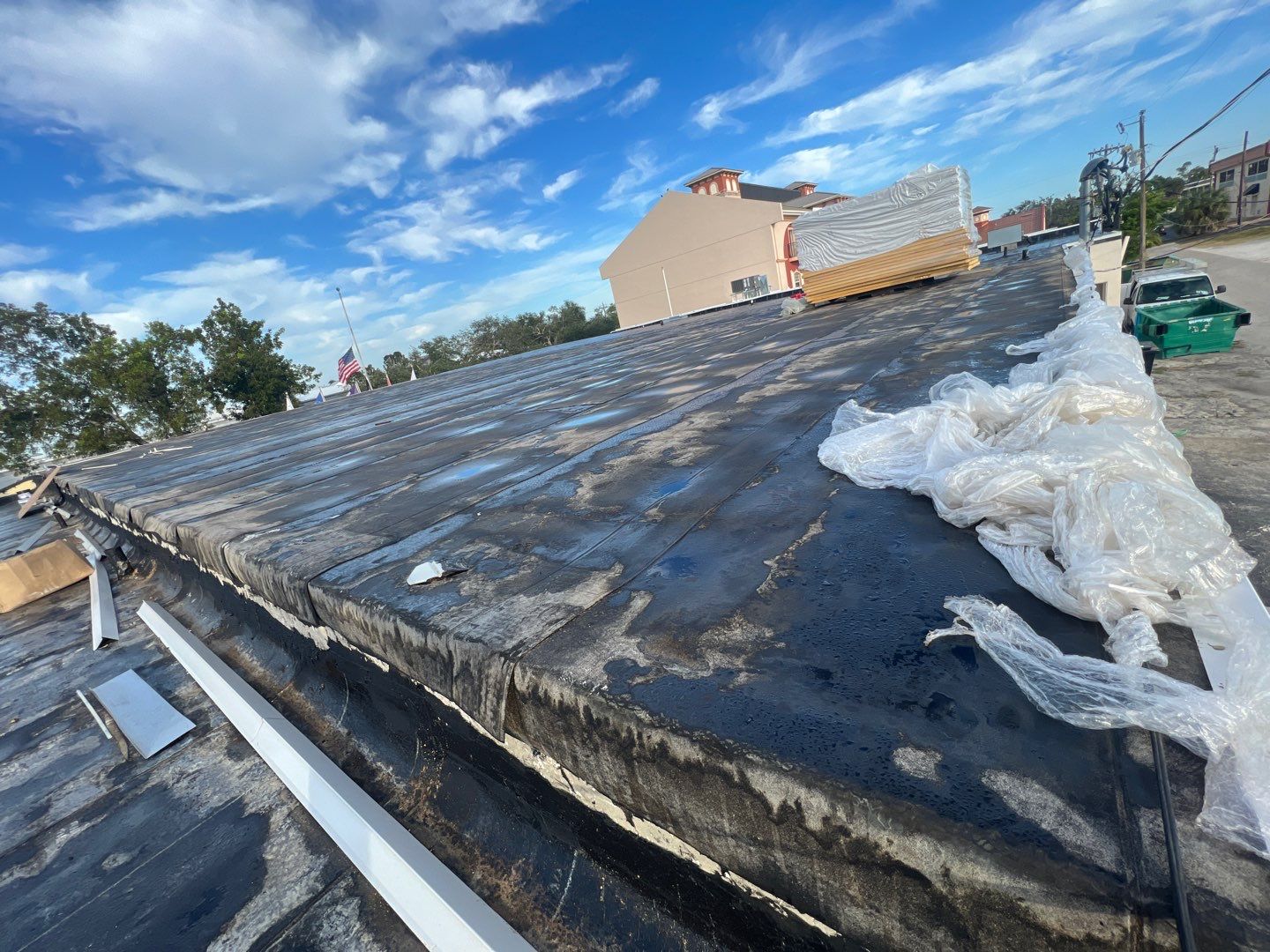 Commercial Roofing Installation using BUR by Four Peaks Roofing
