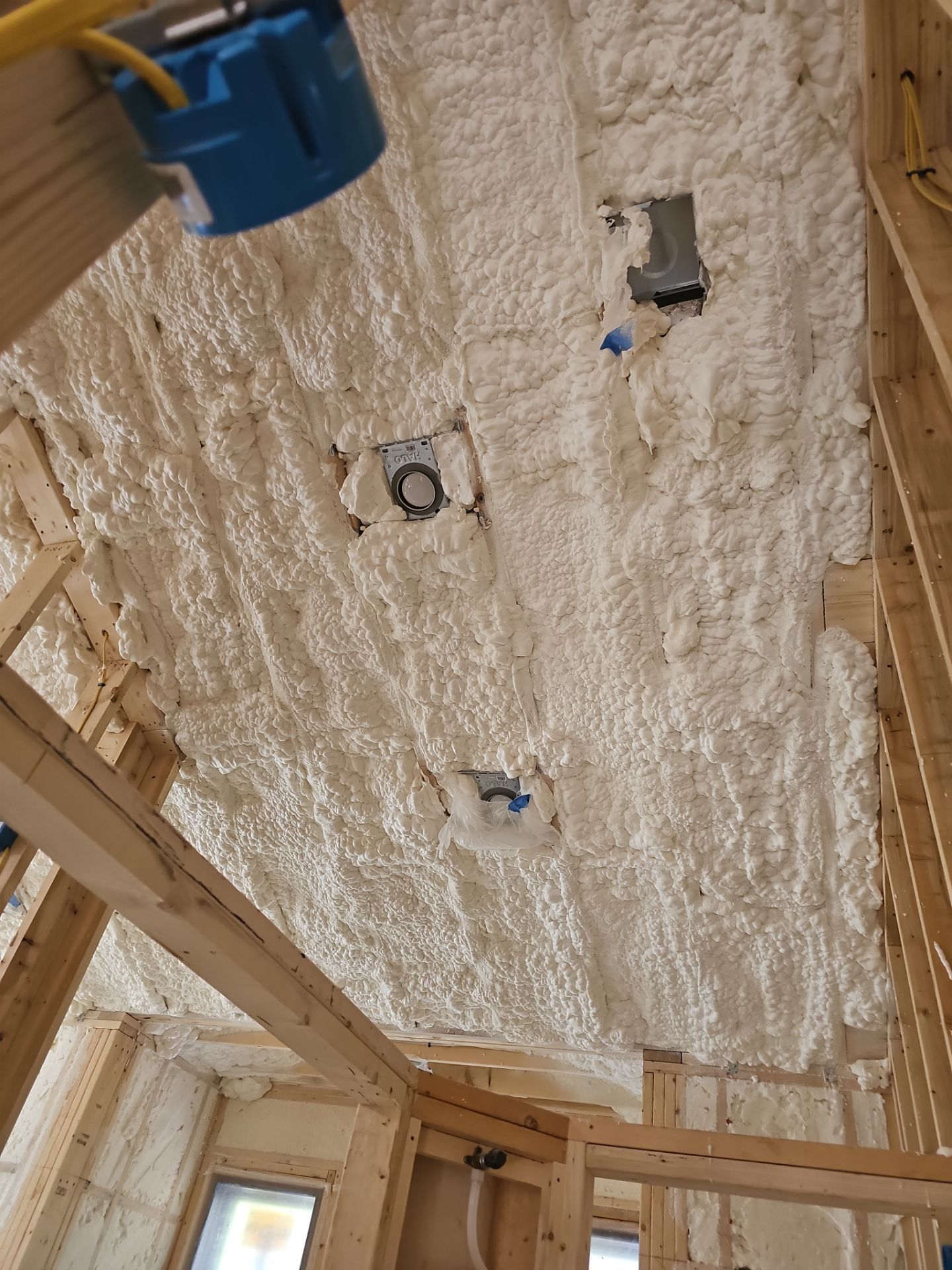 Spray Foam Insulation using open cell spray foam by NYS Foam & Energy