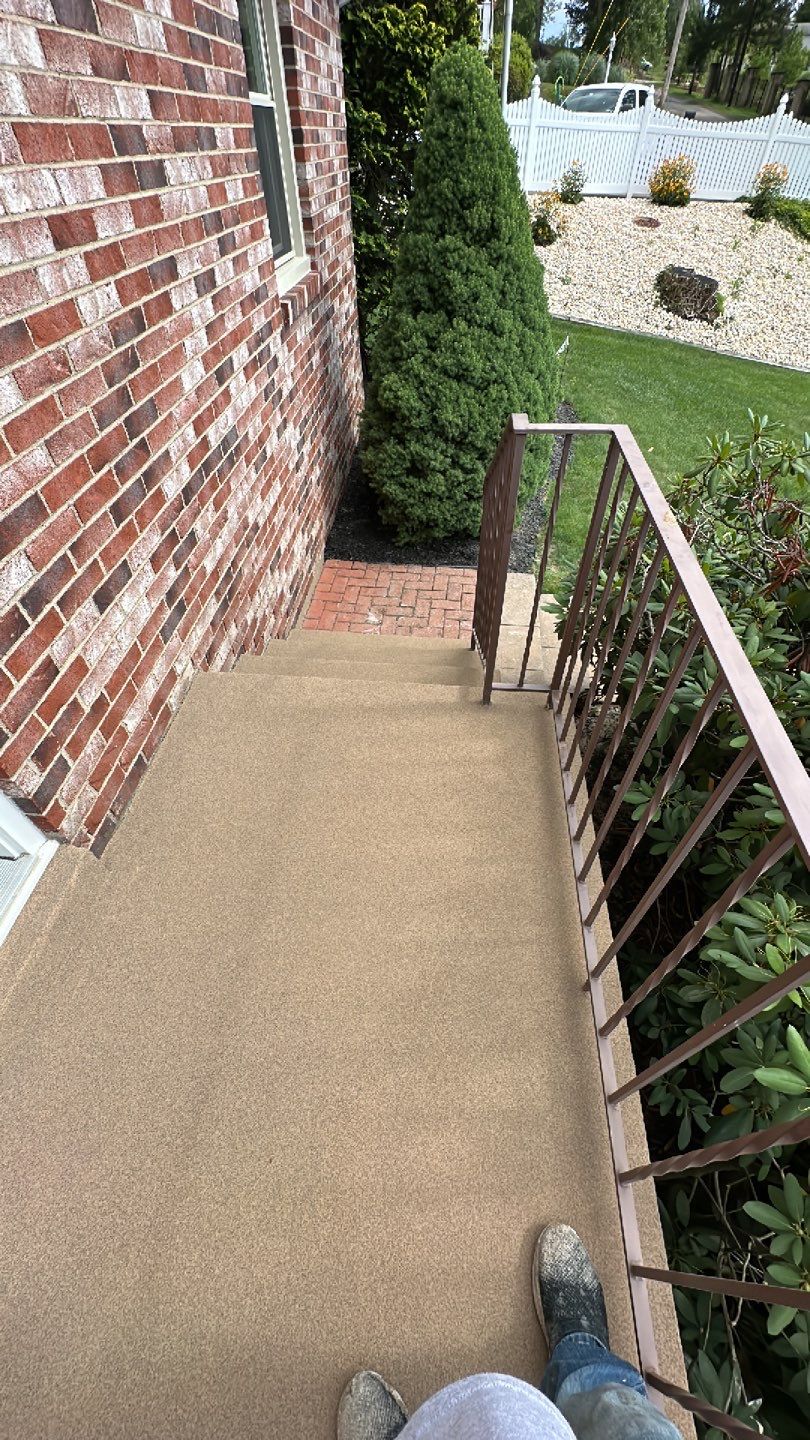 Porch + Steps Project in North Huntingdon by Floors in a Day, Inc