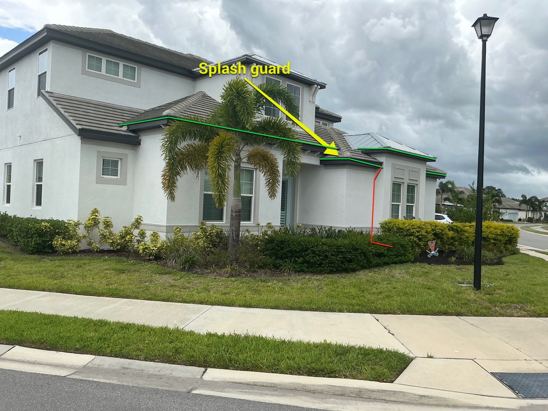 Bronze 7inch Gutter Installation in Sarasota FL by Gutter Professors