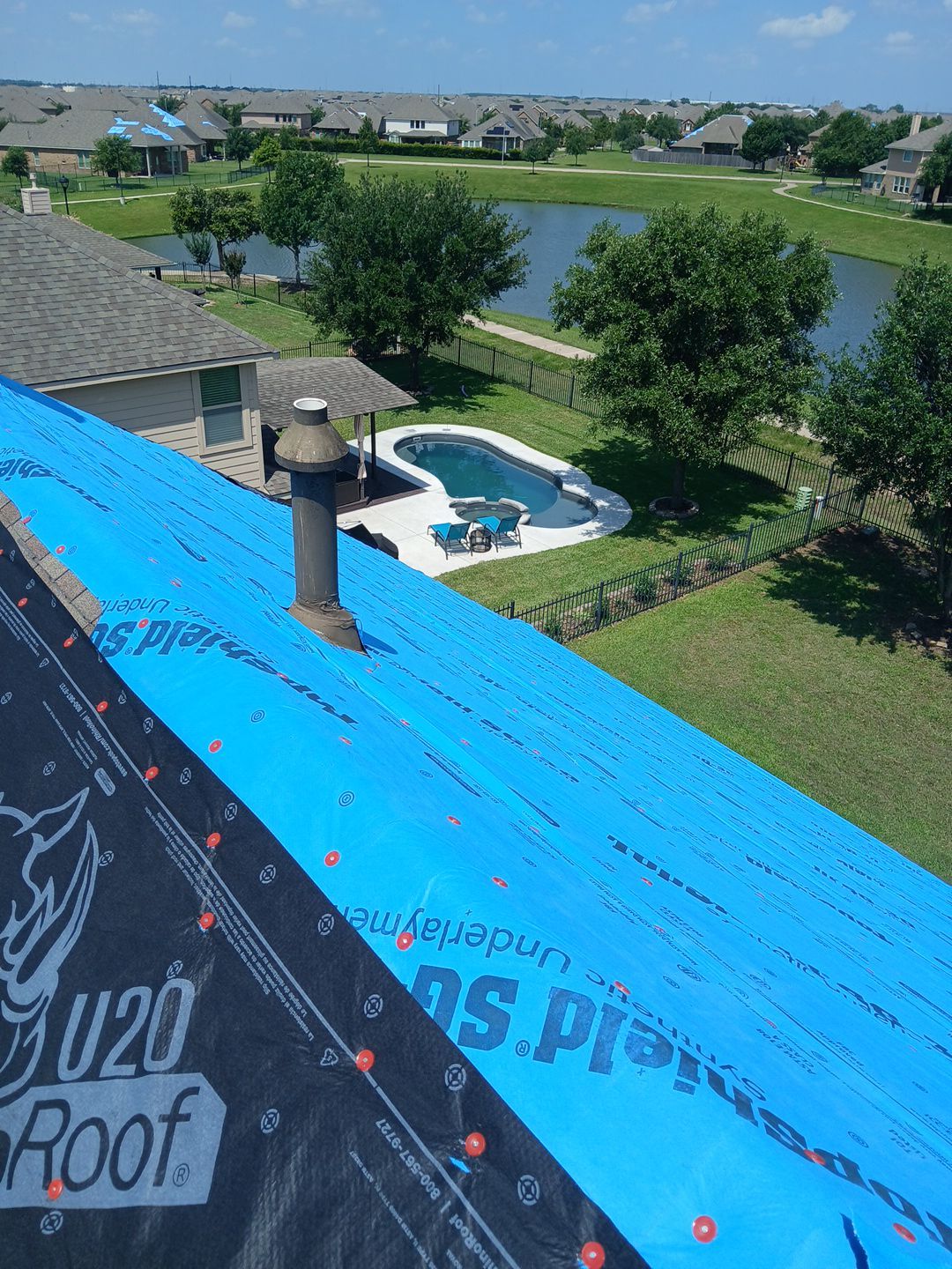 Residential Roofing Installation using Owen's Corning Duration (Lifetime) Shingles by Roof Repair Company