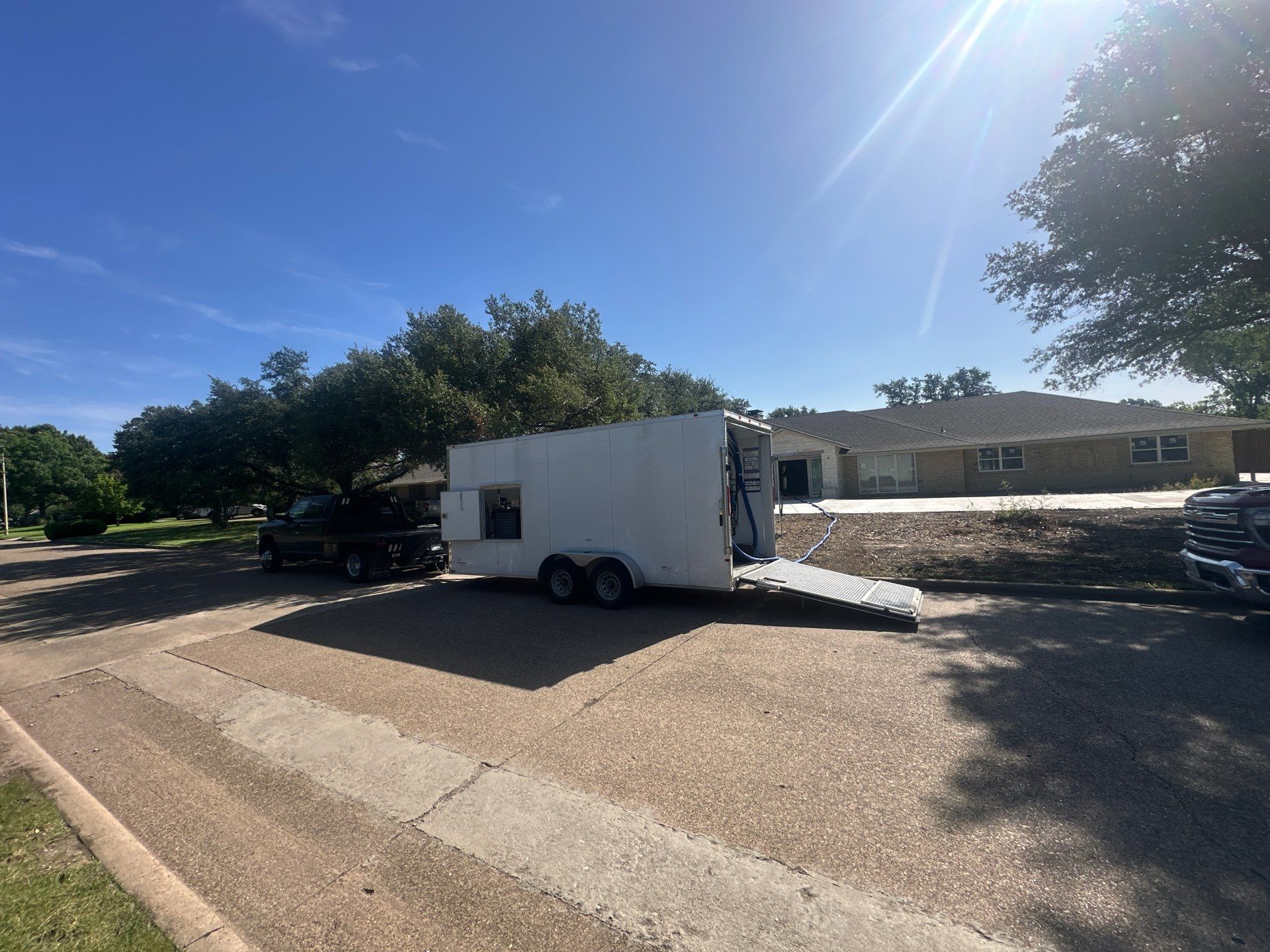 Open cell spray foam & rockwool job completed in Dallas TX by Apex Insulation Solutions